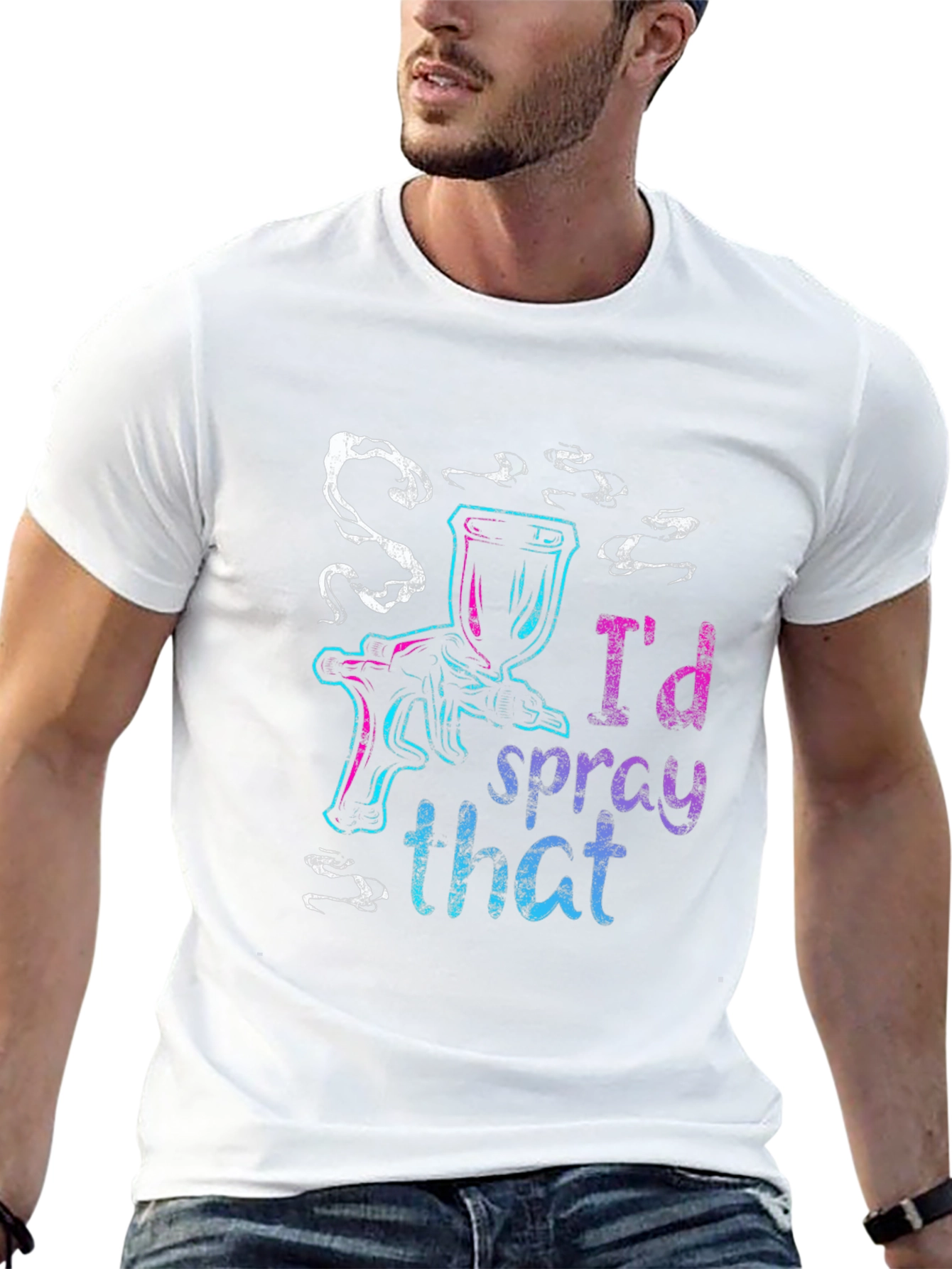 Id Spray That - Funny Painter Graphic Tee