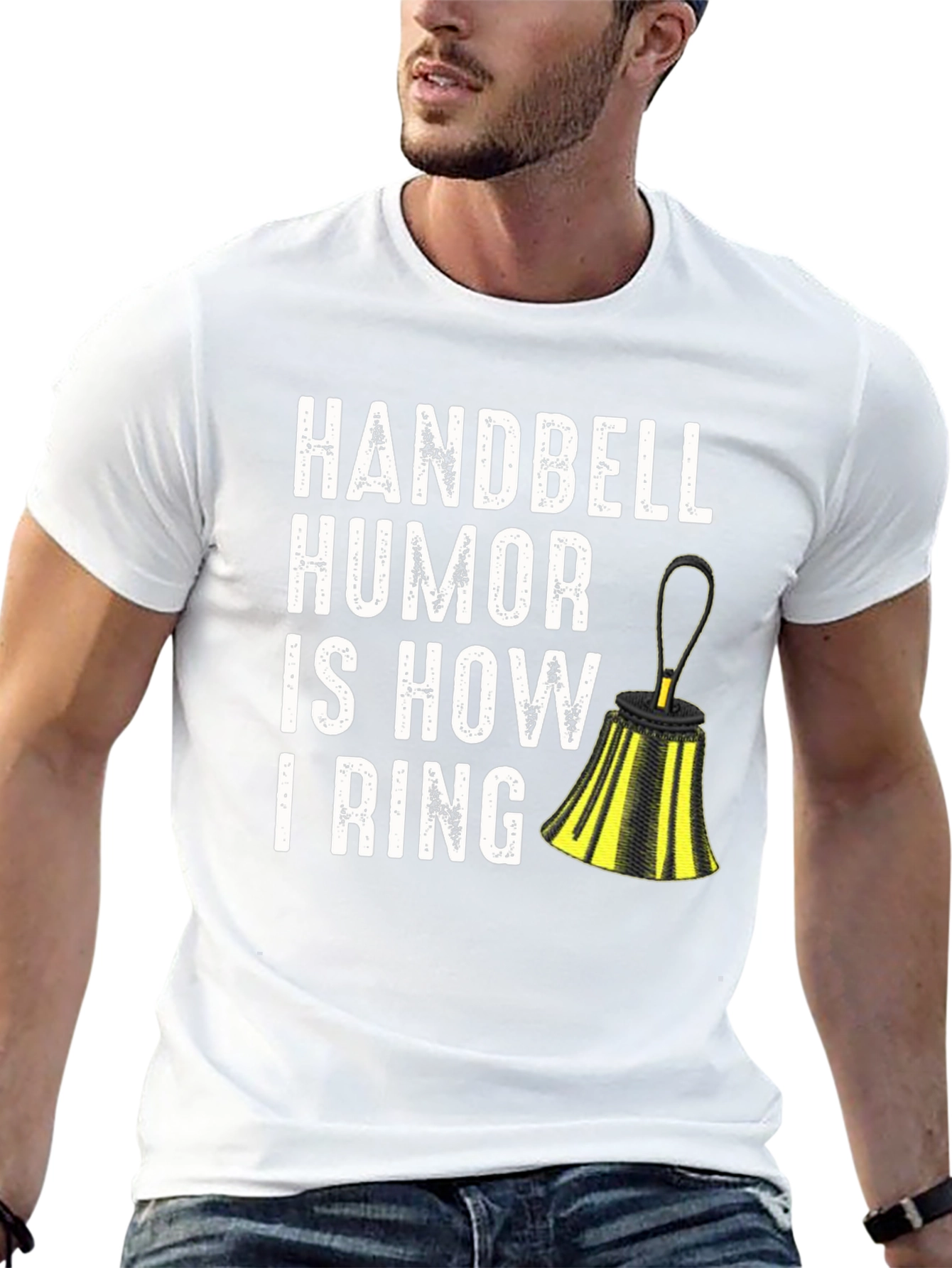 Handbell Humor T-Shirt - I Ring Design