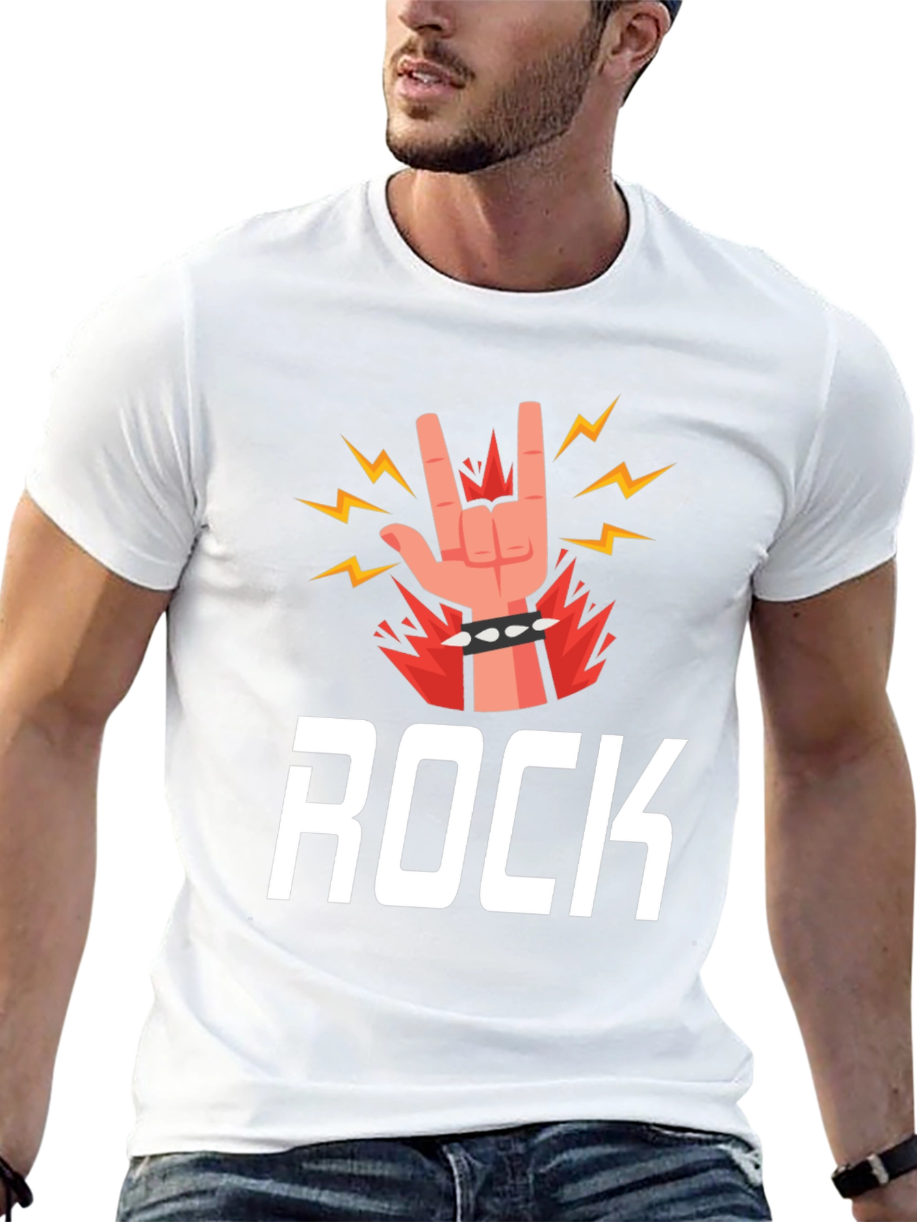 Rock Music Graphic Tee - Classic Black T-Shirt