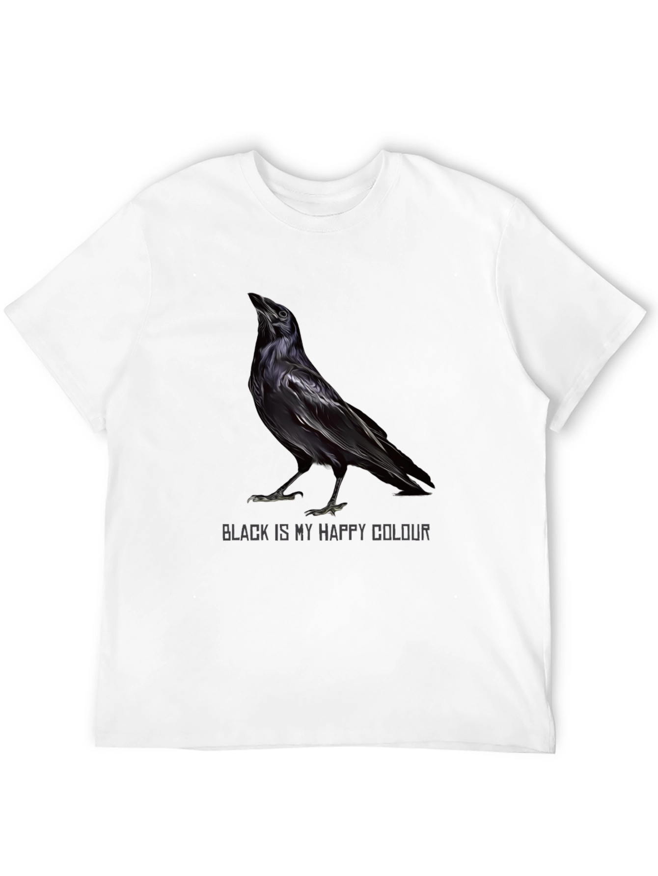 Raven Black is My Happy Colour T-Shirt