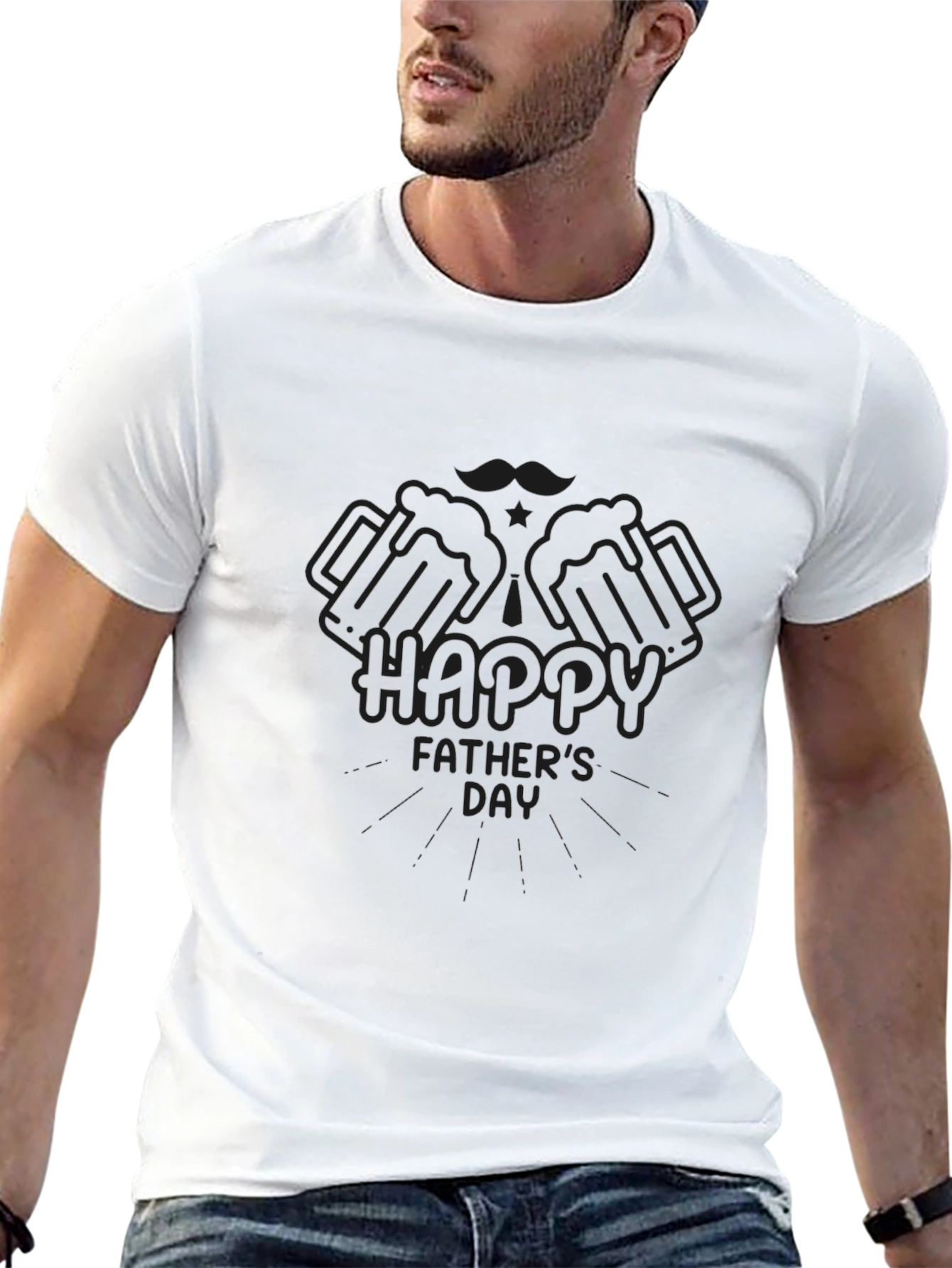Happy Fathers Day Graphic T-Shirt
