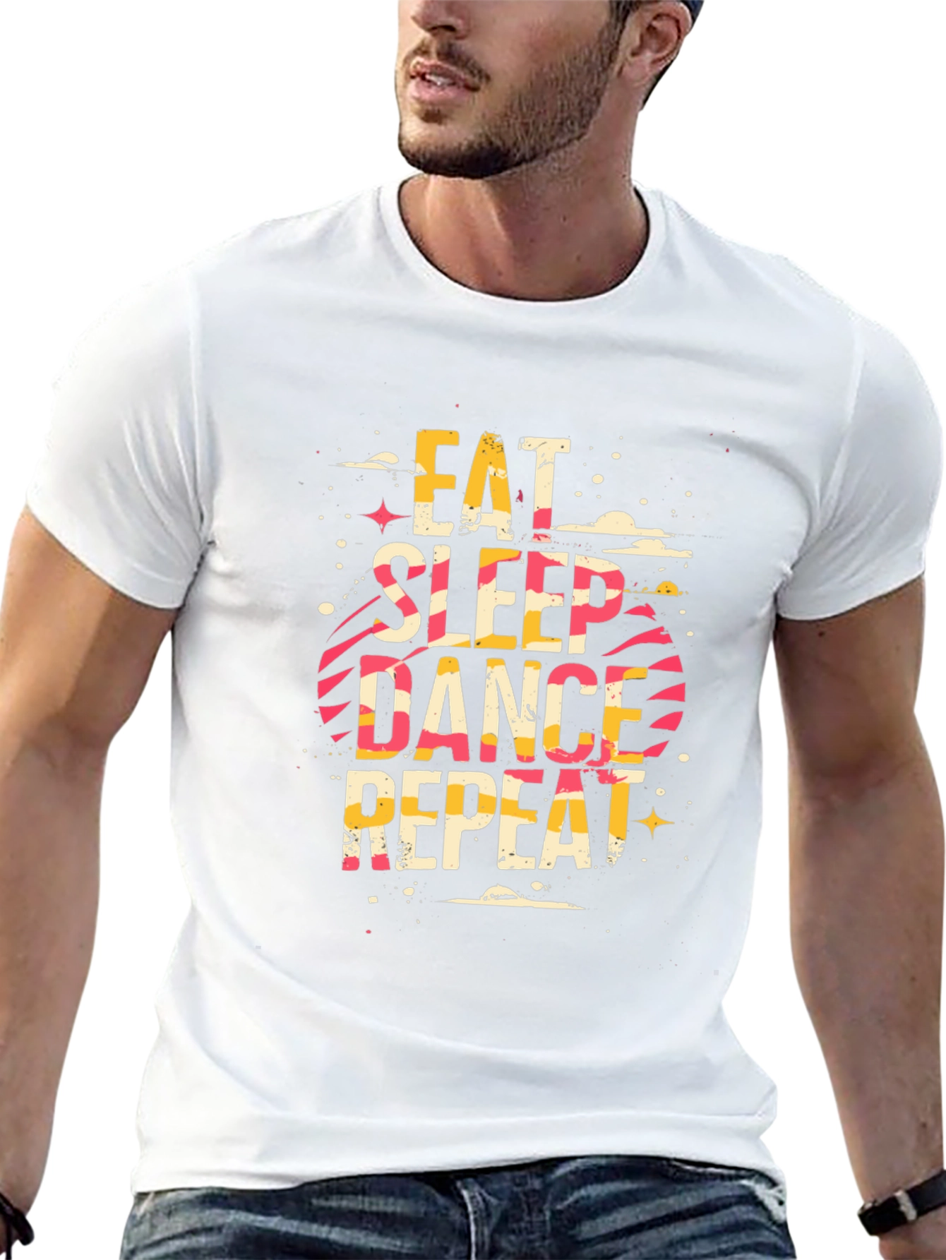 Eat Sleep Dance Repeat Graphic Tee