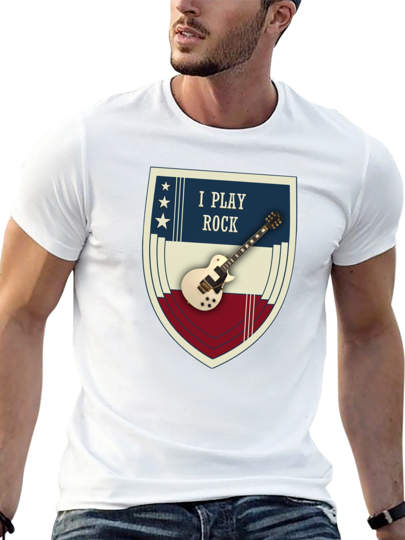 I Play Rock Guitar T-Shirt