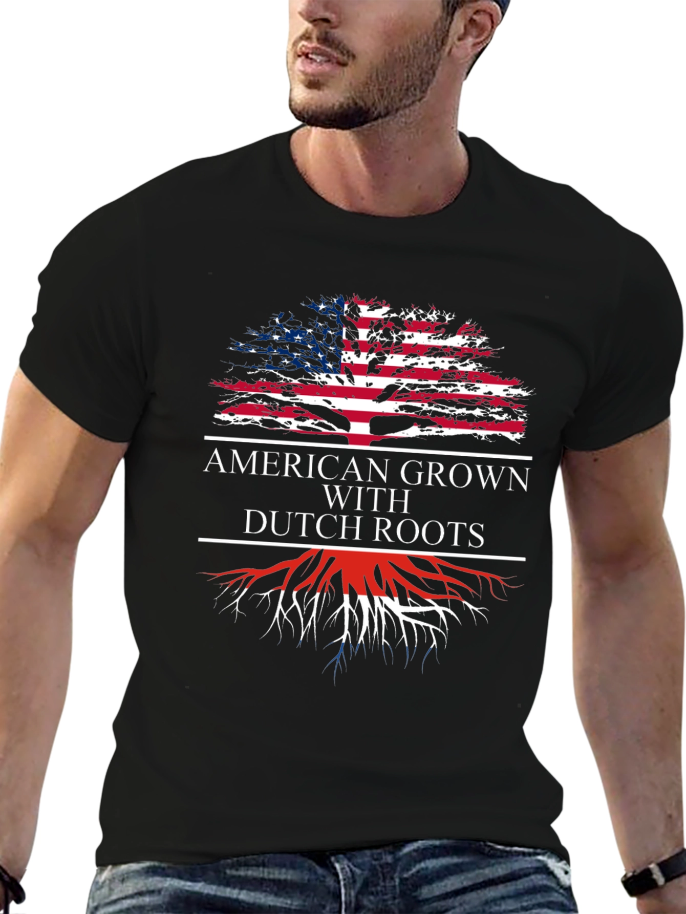 American Grown with Dutch Roots T-Shirt