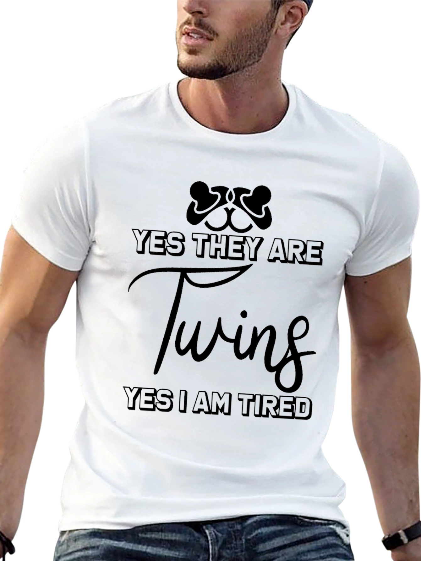 Yes They Are Twins - Funny Parent T-Shirt