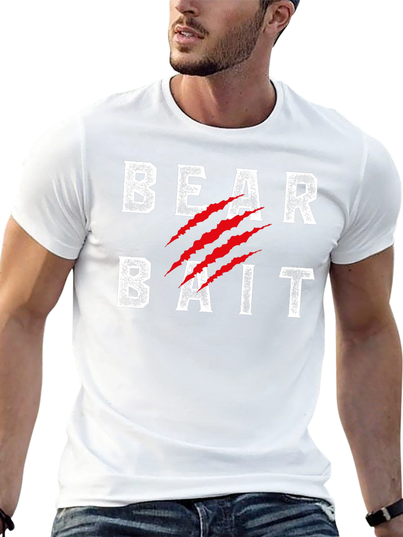 Bear Bait Novelty Graphic Tee - Funny Hunting Shirt