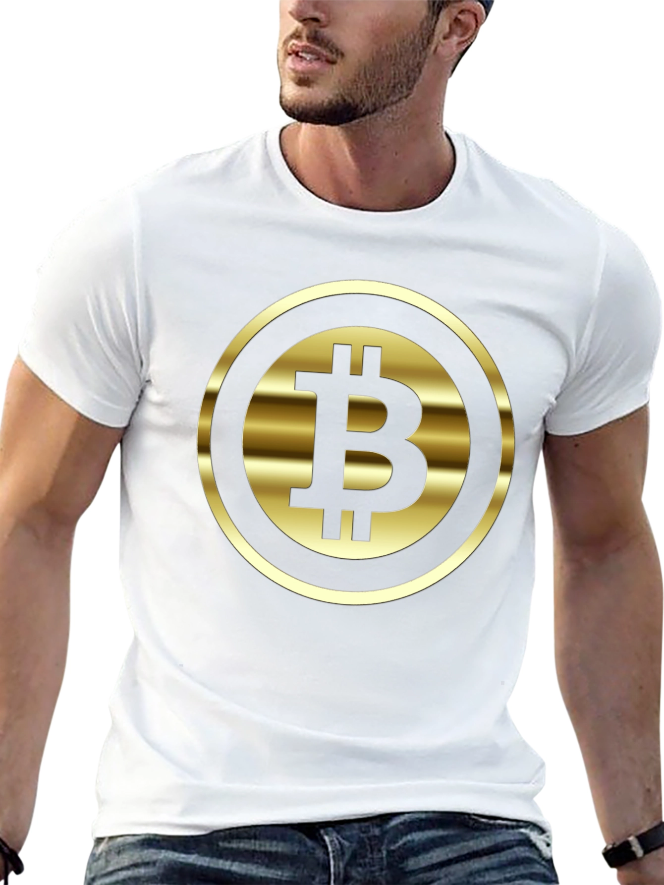 Bitcoin Logo Tee - Black Crypto Currency T-Shirt