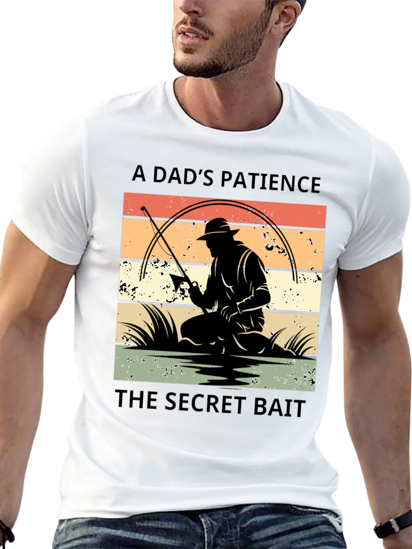 A Dads Patience Fishing T-Shirt