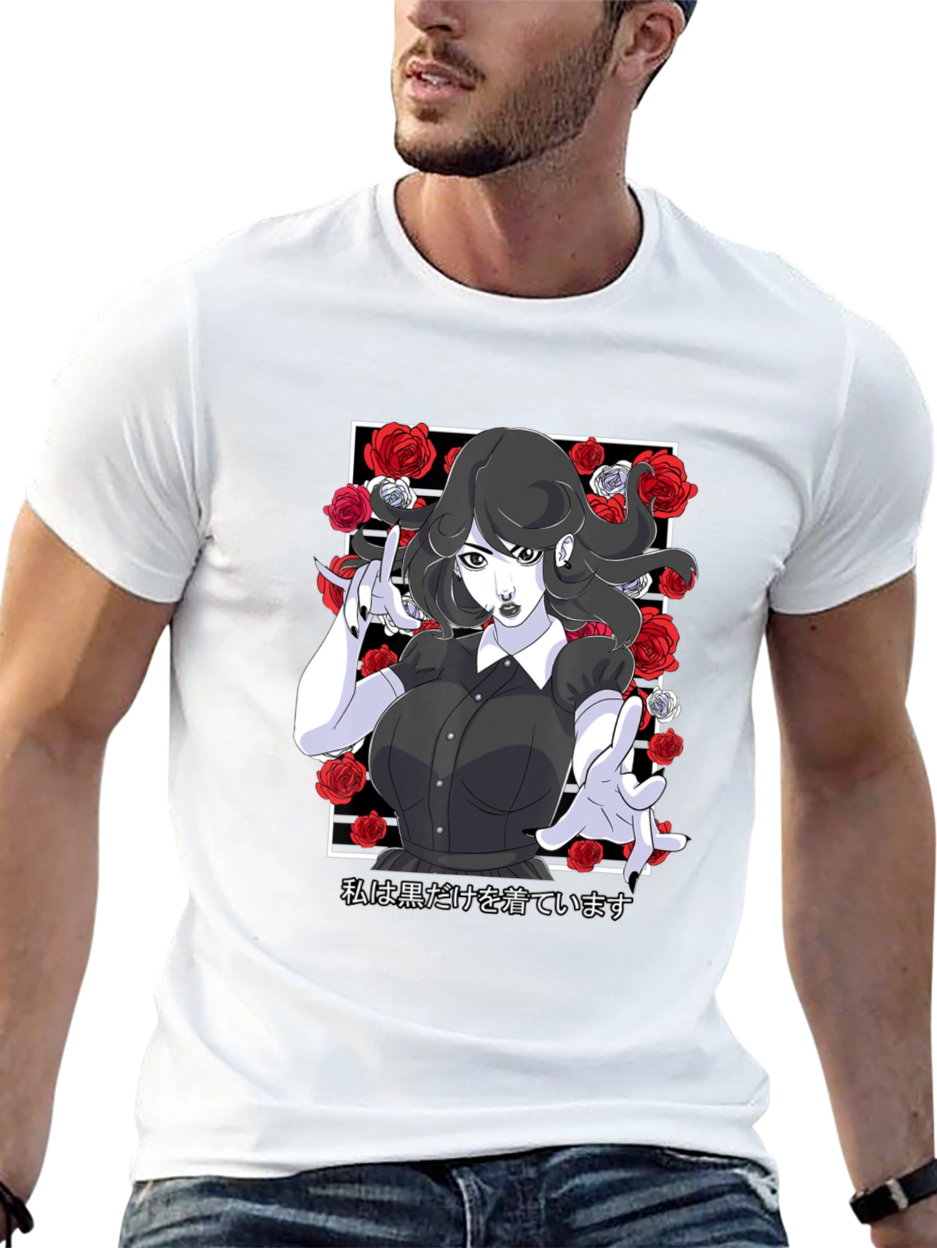 Gothic Anime Girl T-Shirt