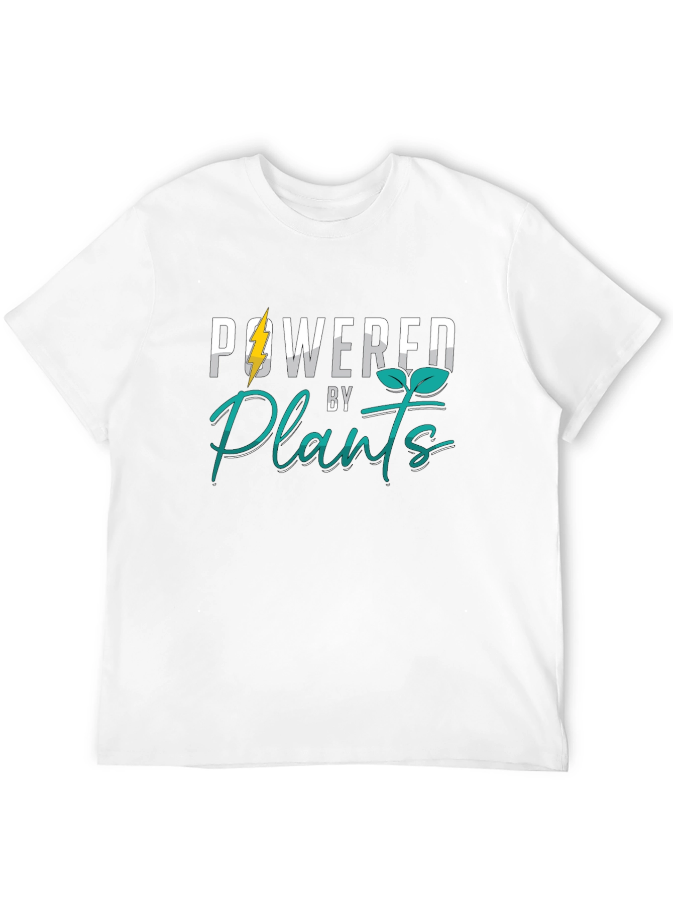 Powered by Plants Graphic Tee - Vegan Lifestyle Shirt