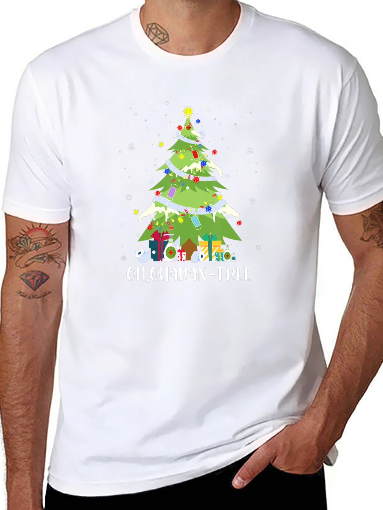 Quaran-Tree Holiday Tee