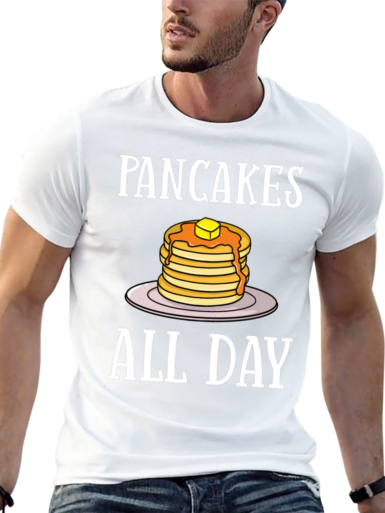 Pancakes All Day Graphic T-Shirt