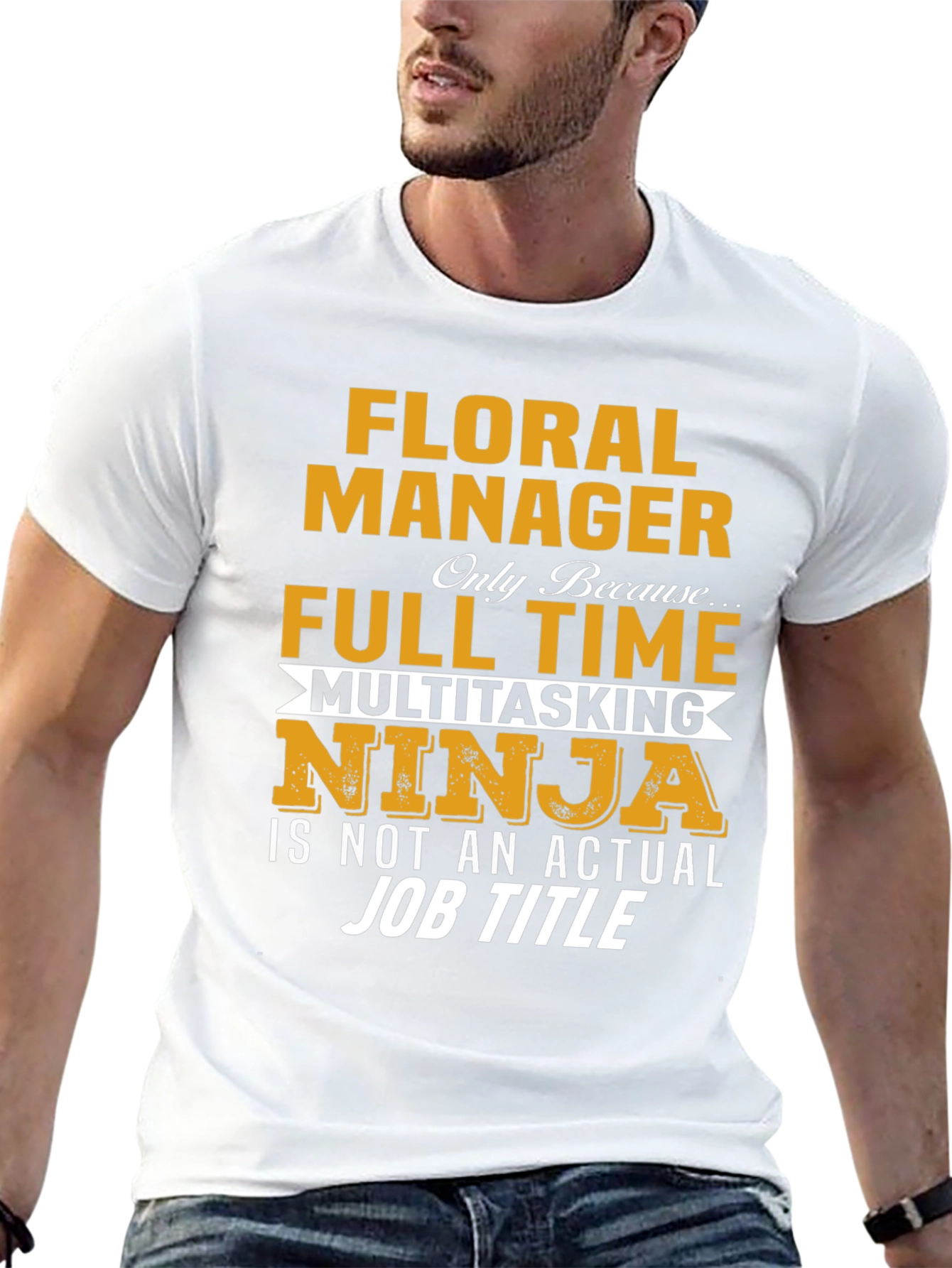 Floral Manager Multitasking Ninja T-Shirt