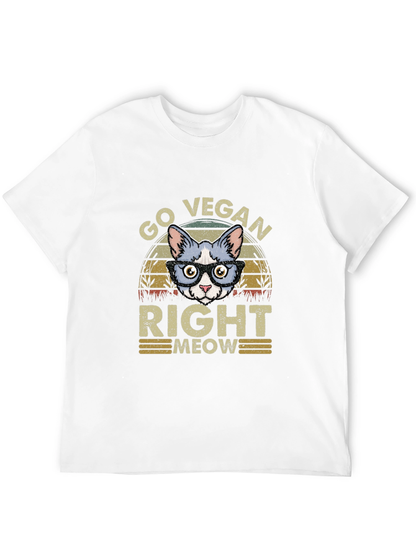 Go Vegan Right Meow T-Shirt