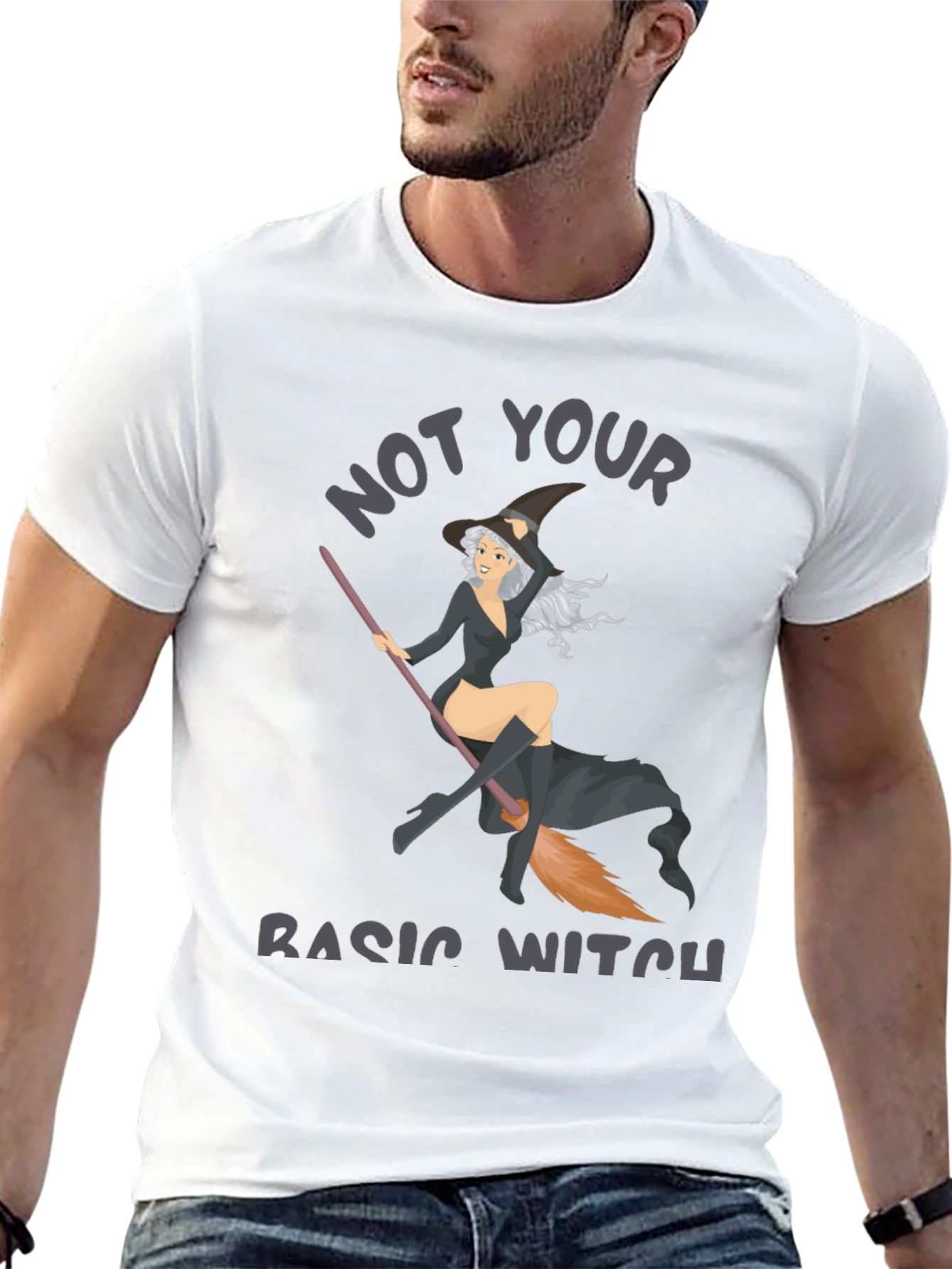 Not Your Basic Witch Graphic Tee
