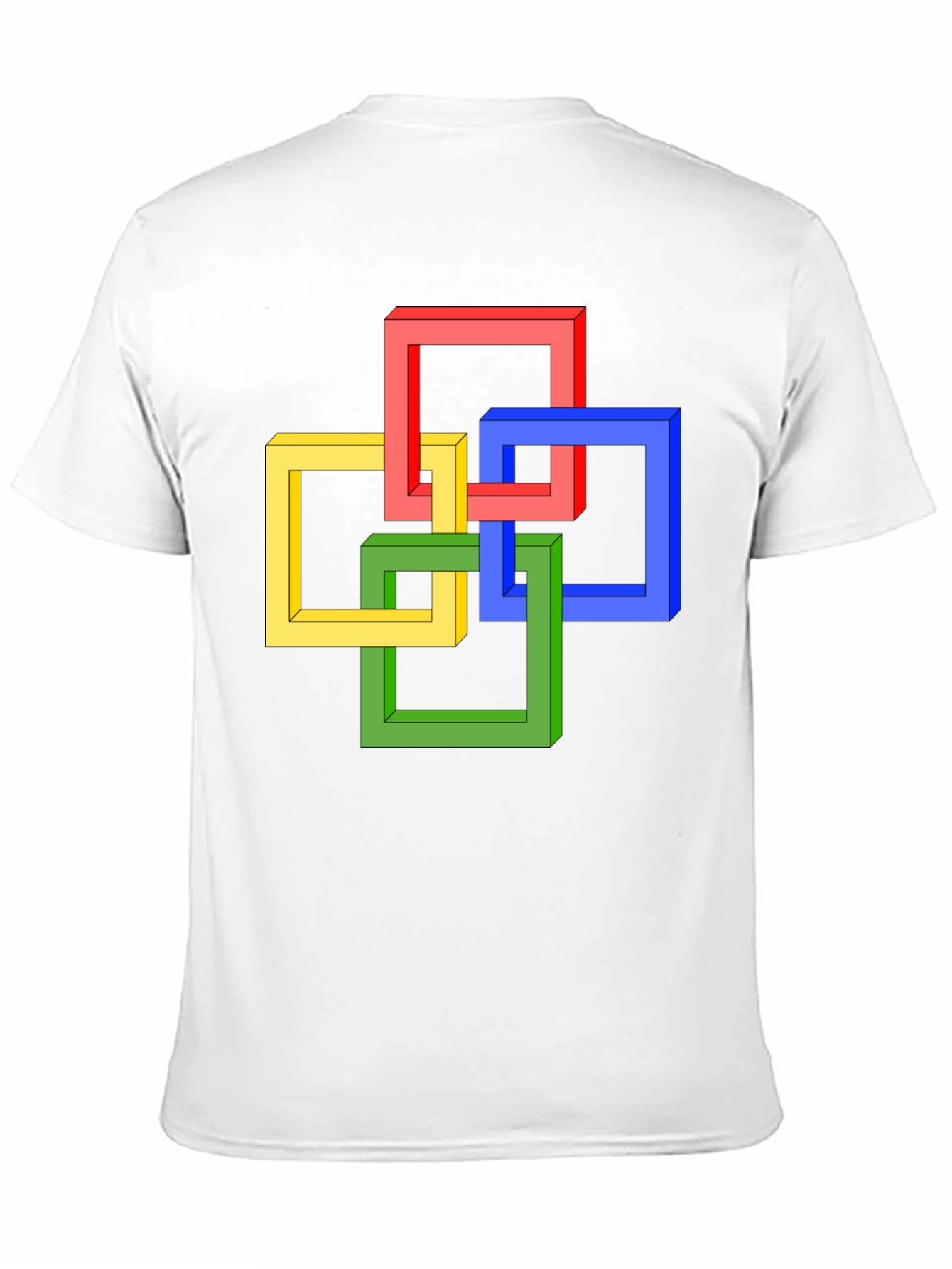 Impossible Squares Graphic Tee - Black