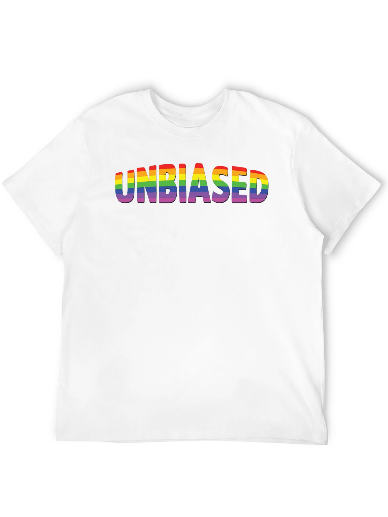 Unbiased Rainbow T-Shirt - Pride & Equality