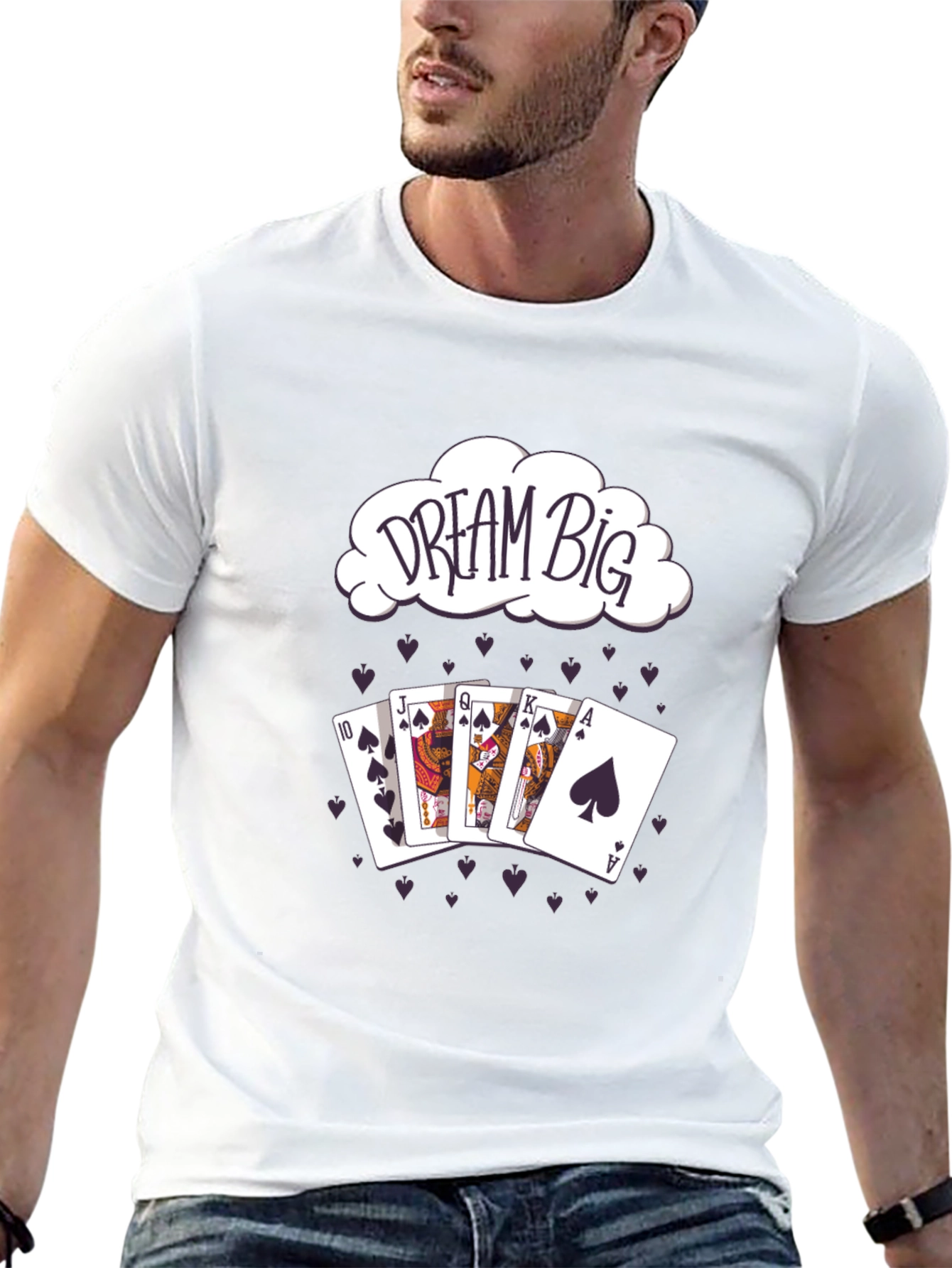 Dream Big Royal Flush Graphic Tee