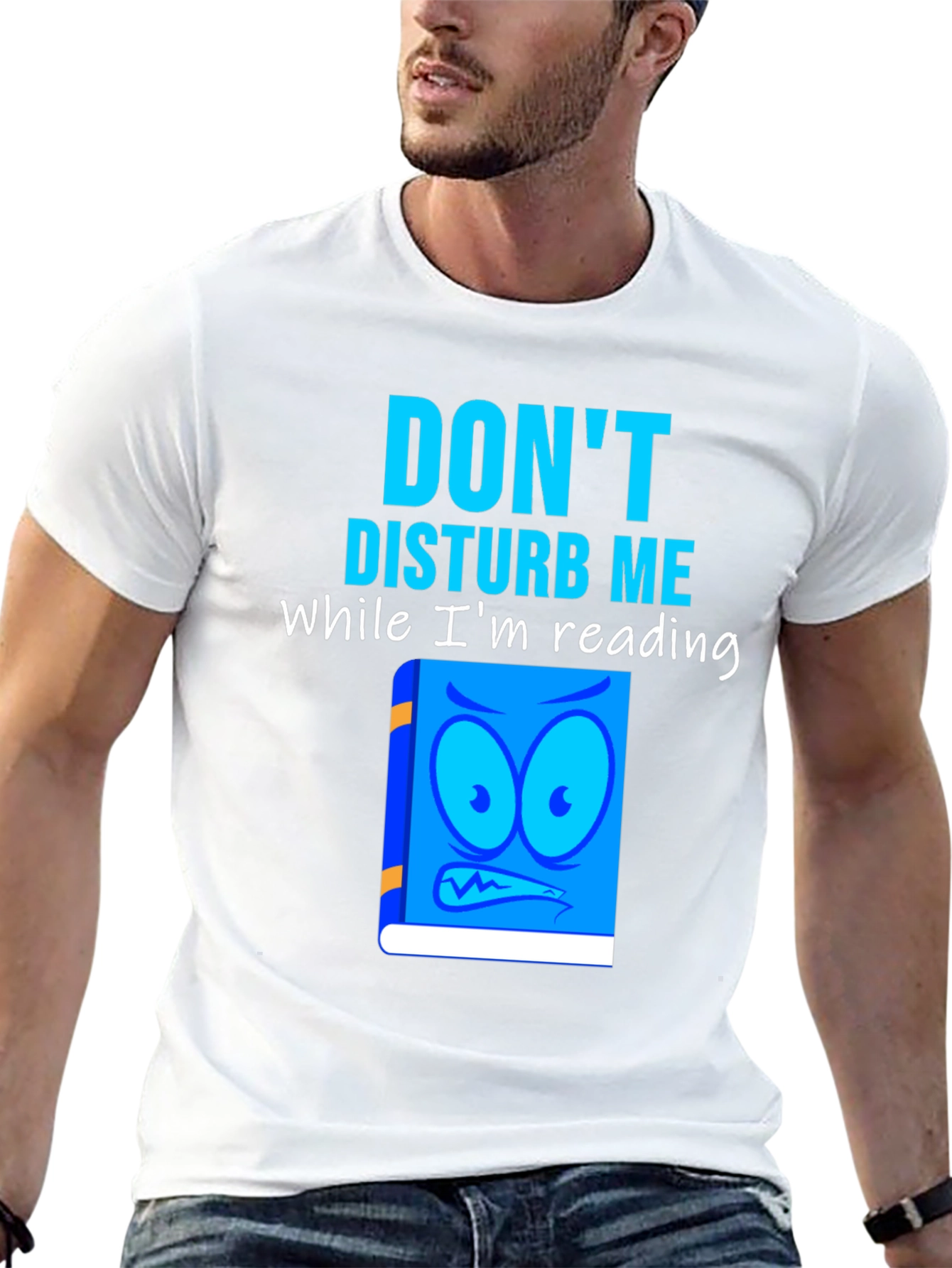 Dont Disturb Me T-Shirt - Reading Book Graphic Tee