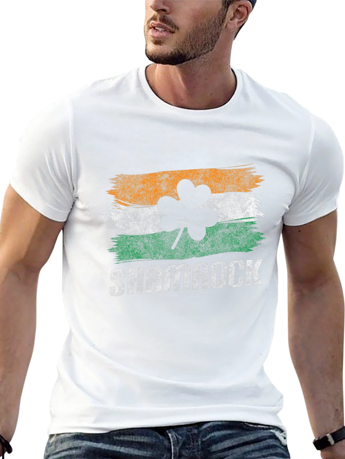 Shamrock Irish Flag T-Shirt