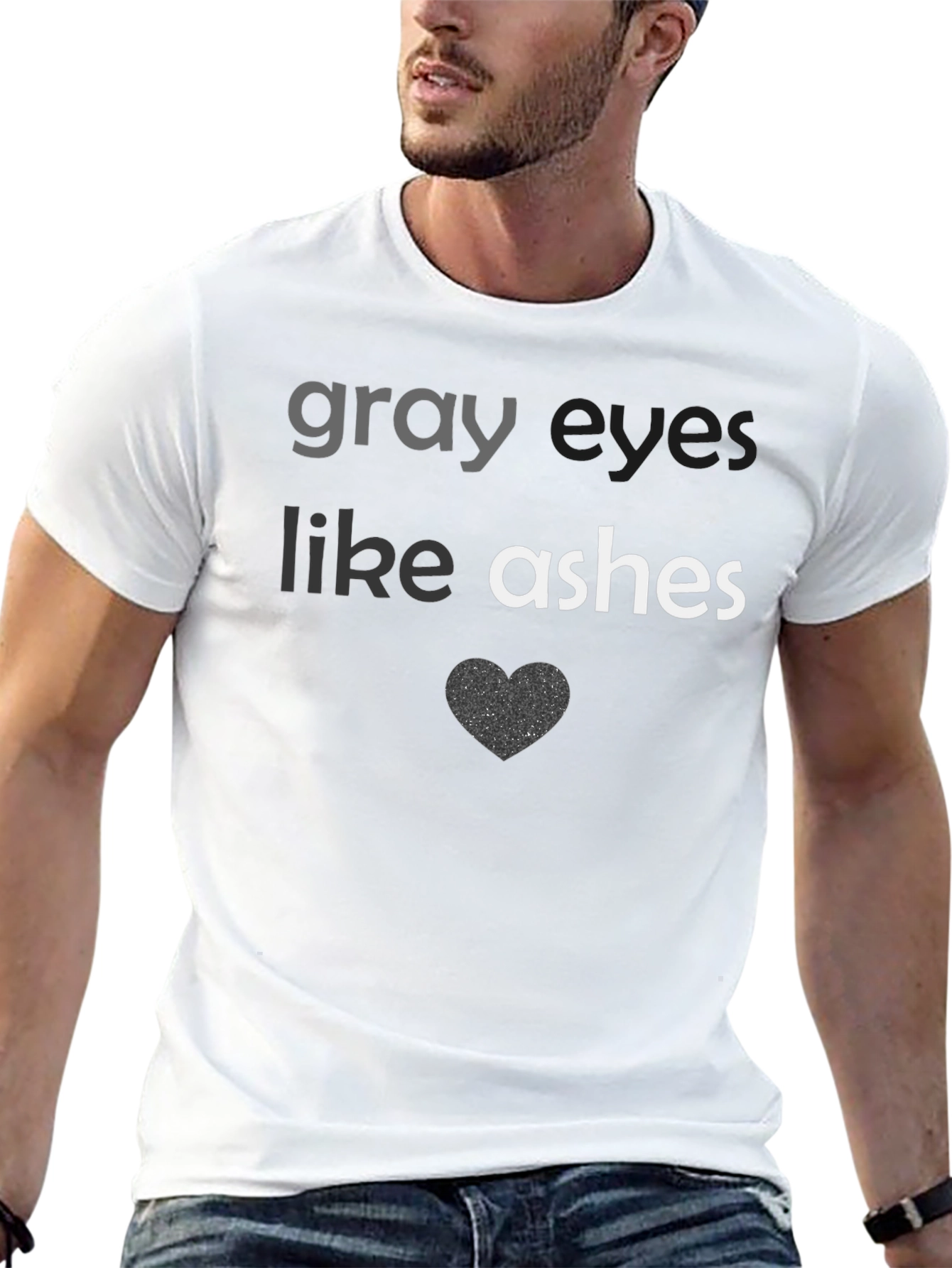 Gray Eyes Like Ashes Graphic Tee