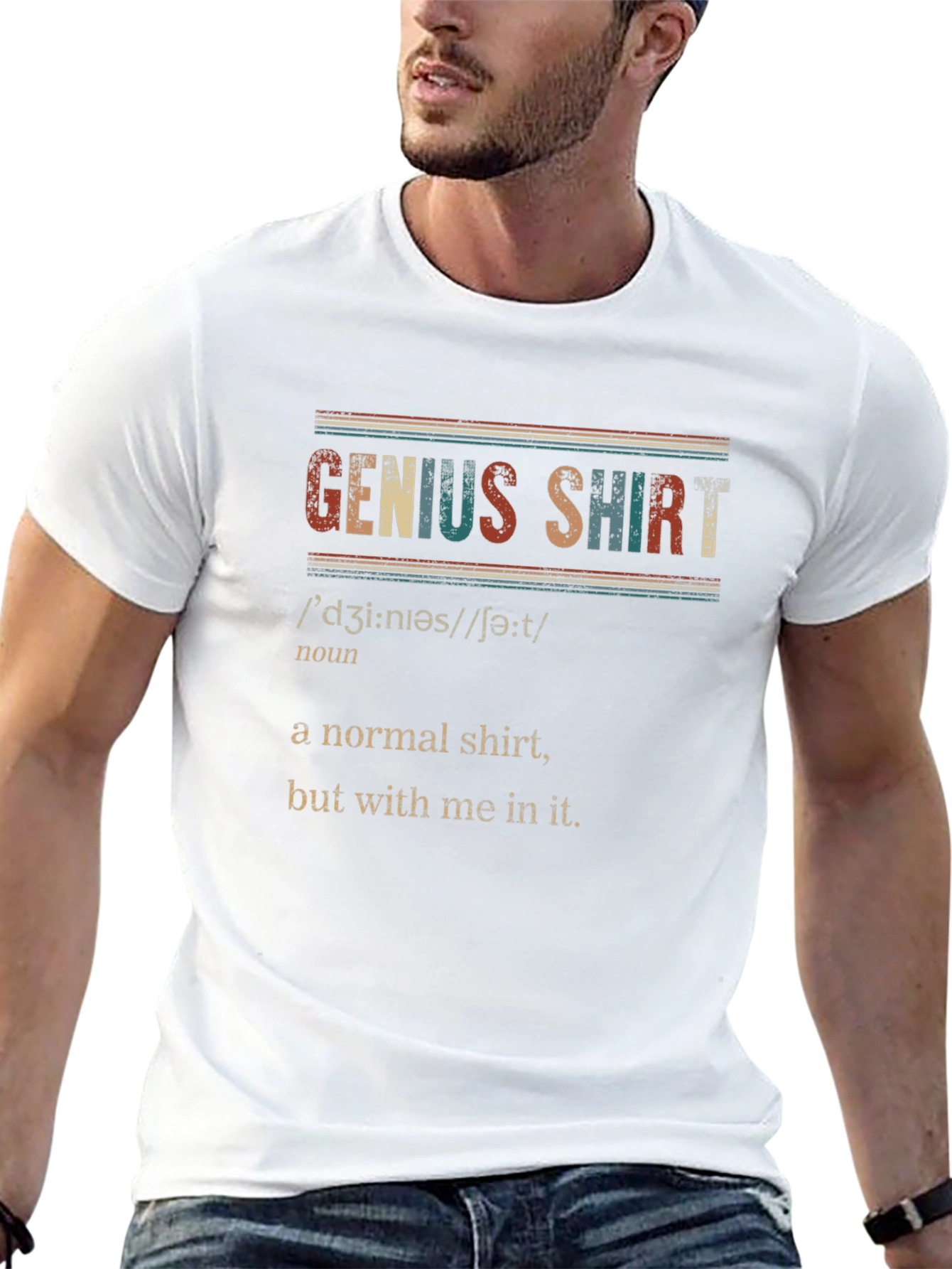 Genius Definition Graphic T-Shirt - Novelty Shirt