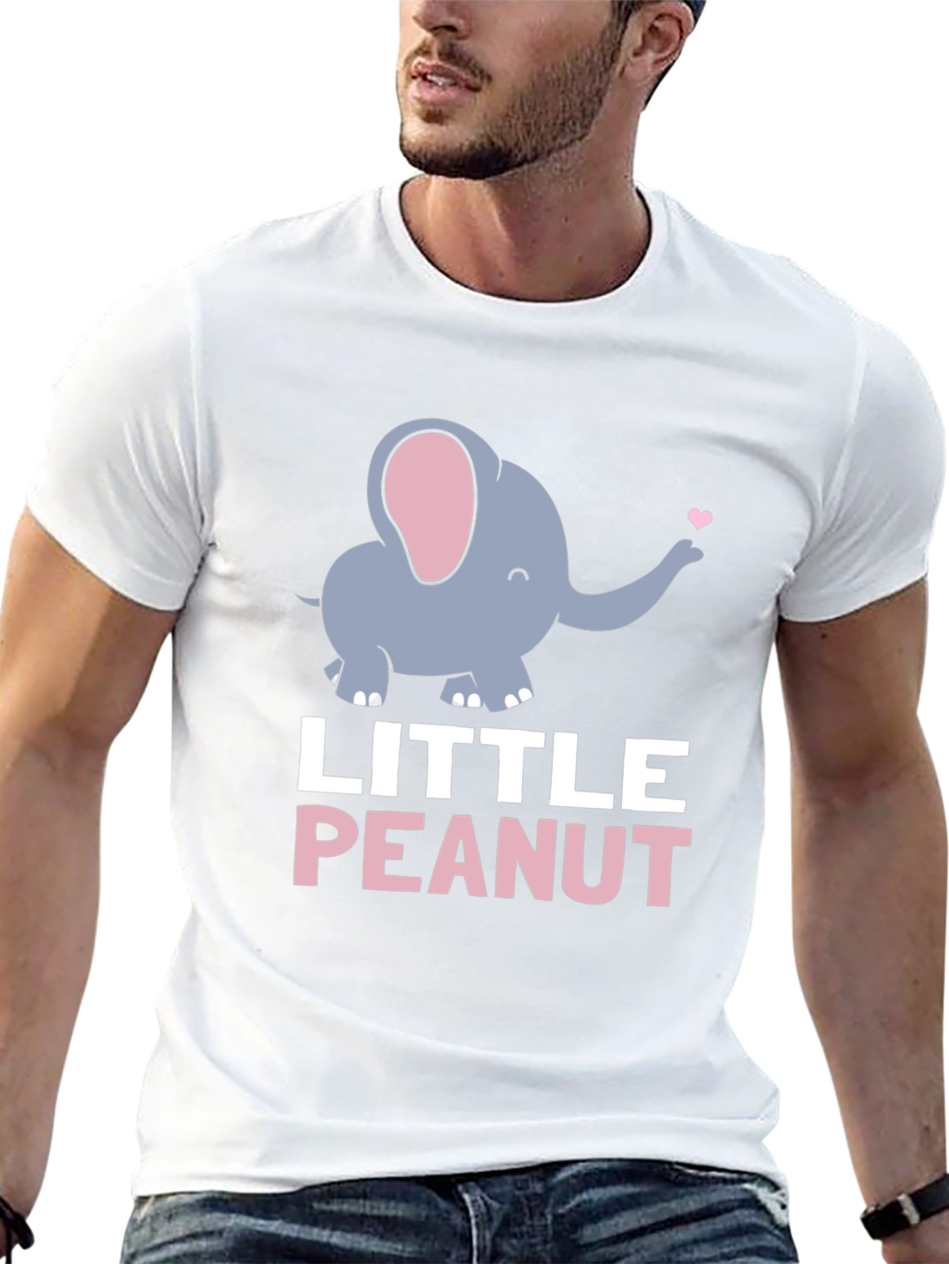 Little Peanut Elephant Graphic Tee - Cute & Comfy