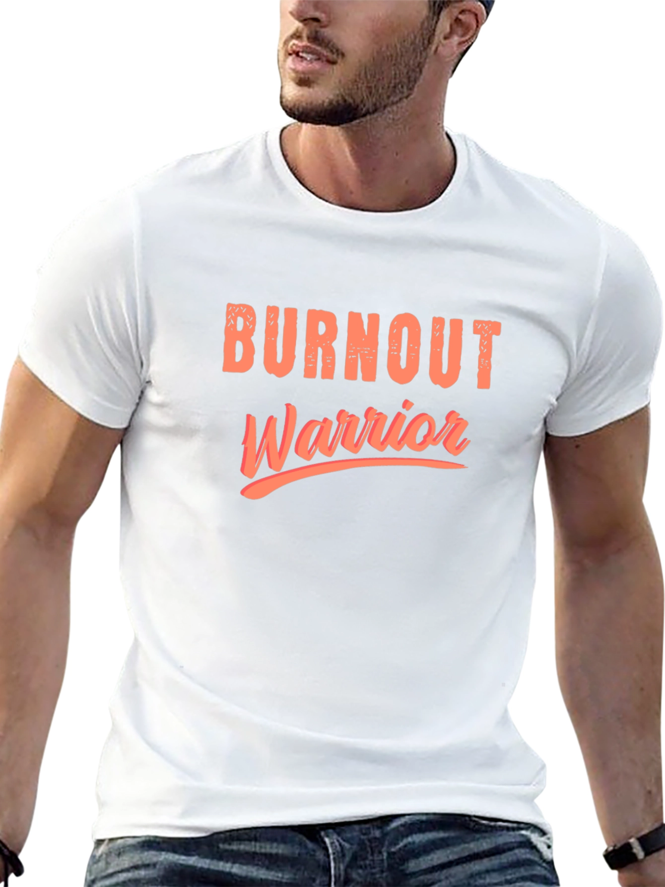 Burnout Warrior Graphic Tee - Black