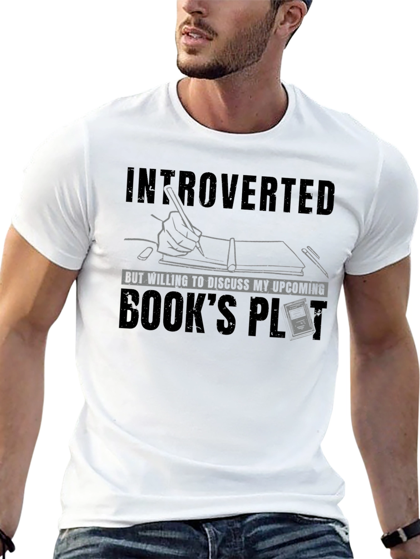 Introverted Books Plot T-Shirt