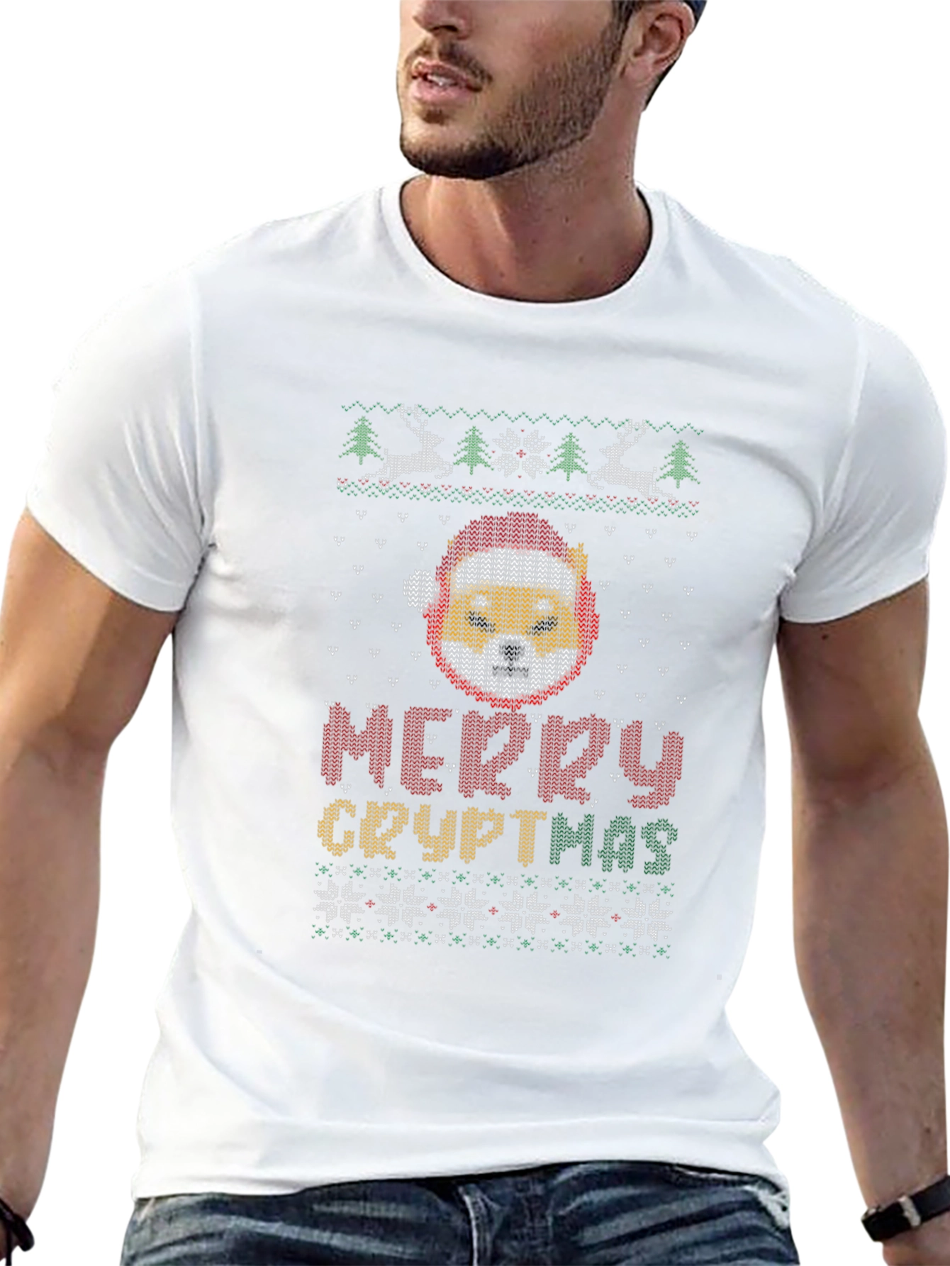 Merry Cryptmas Ugly Christmas Sweater T-Shirt