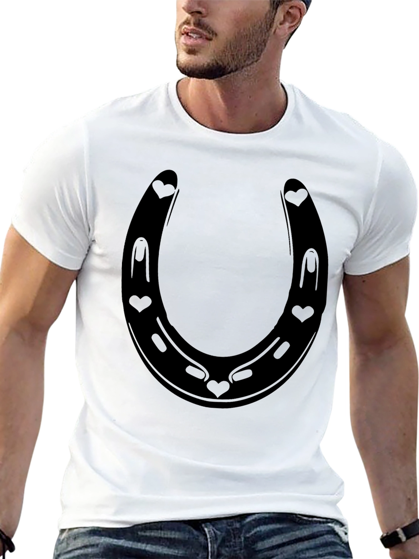Lucky Horseshoe Graphic T-Shirt