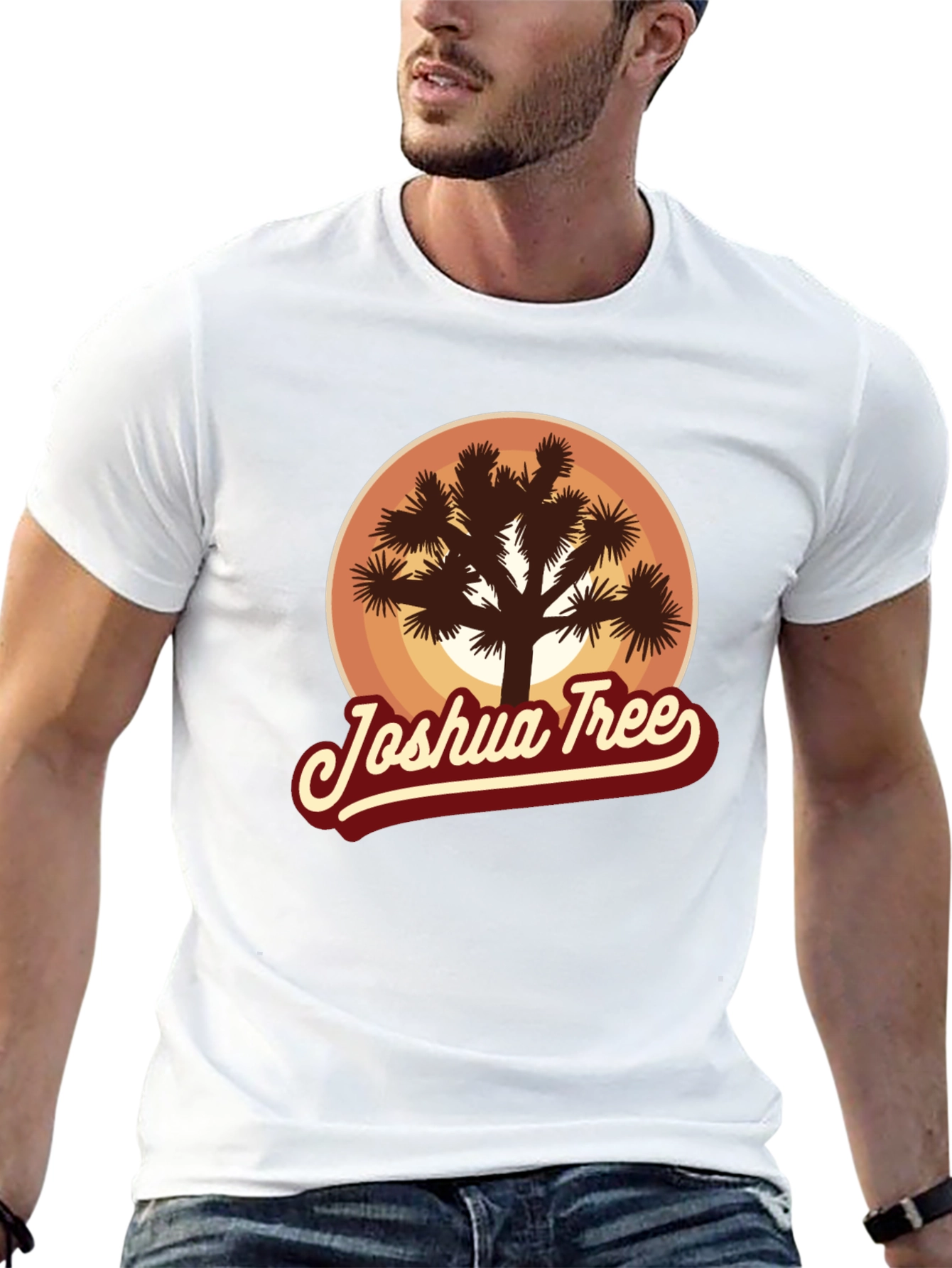 Joshua Tree Retro T-Shirt - Desert Vibes
