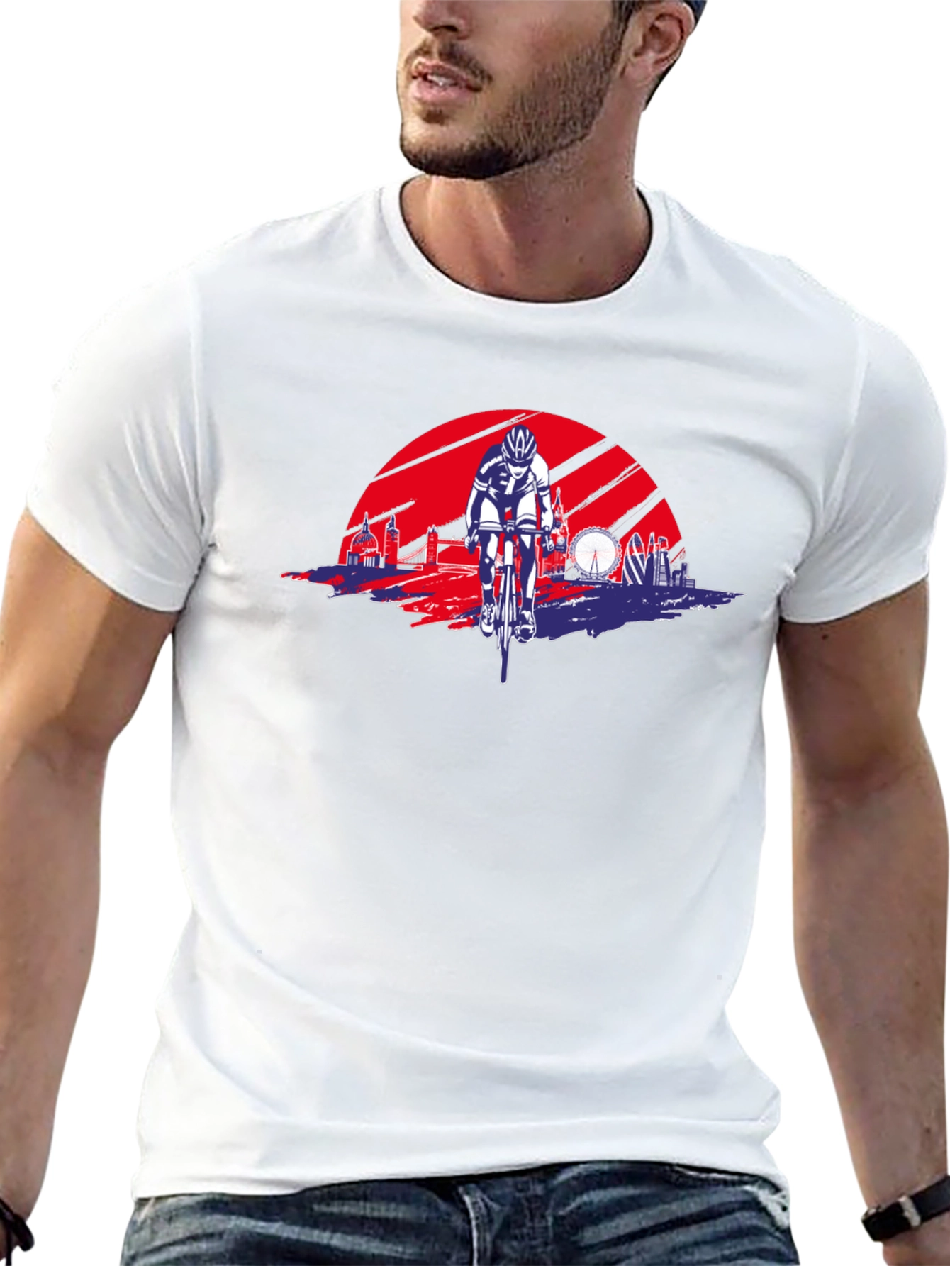 London Cycling T-Shirt - Union Jack Design