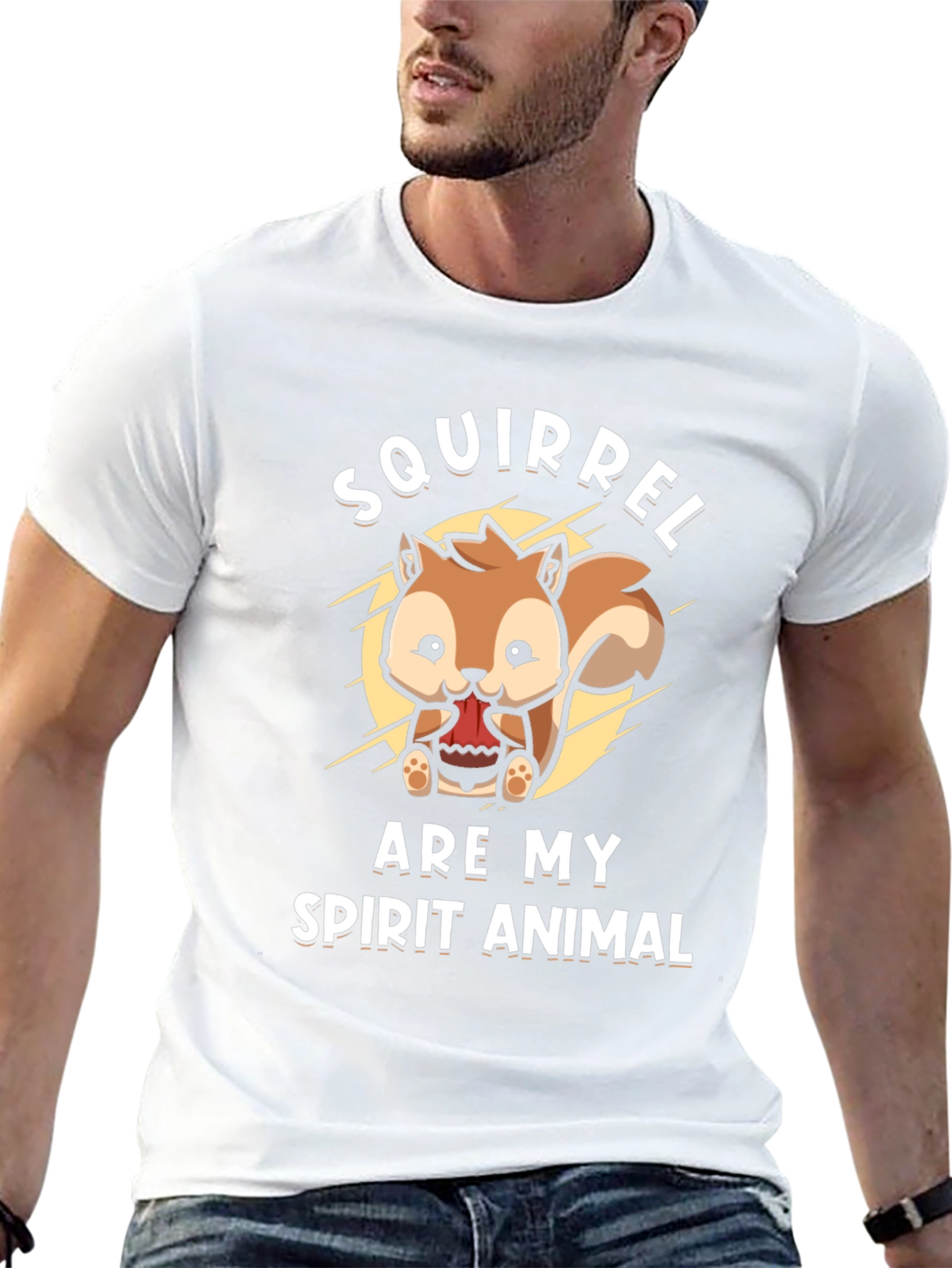 Squirrel Spirit Animal Graphic T-Shirt