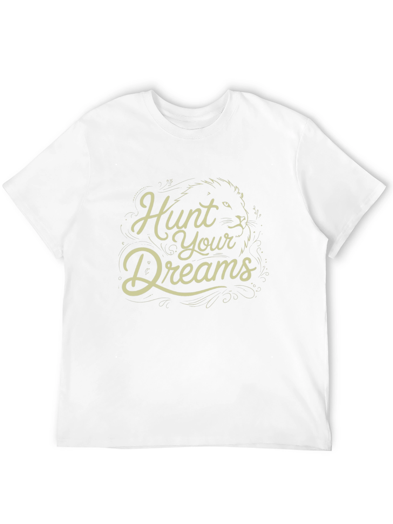 Hunt Your Dreams Graphic Tee - Black Cotton T-Shirt