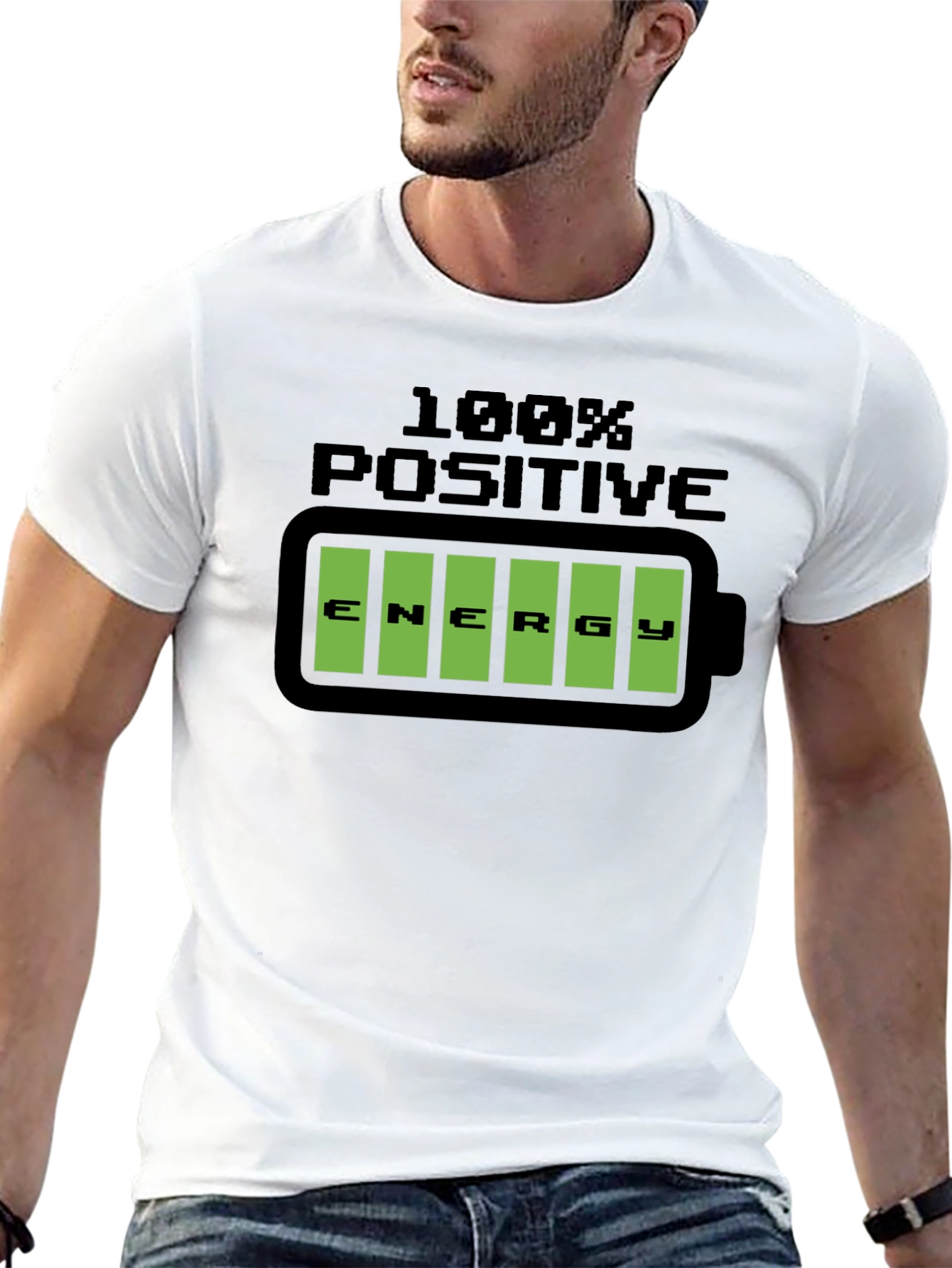 100% Positive Energy T-Shirt - Graphic Tee