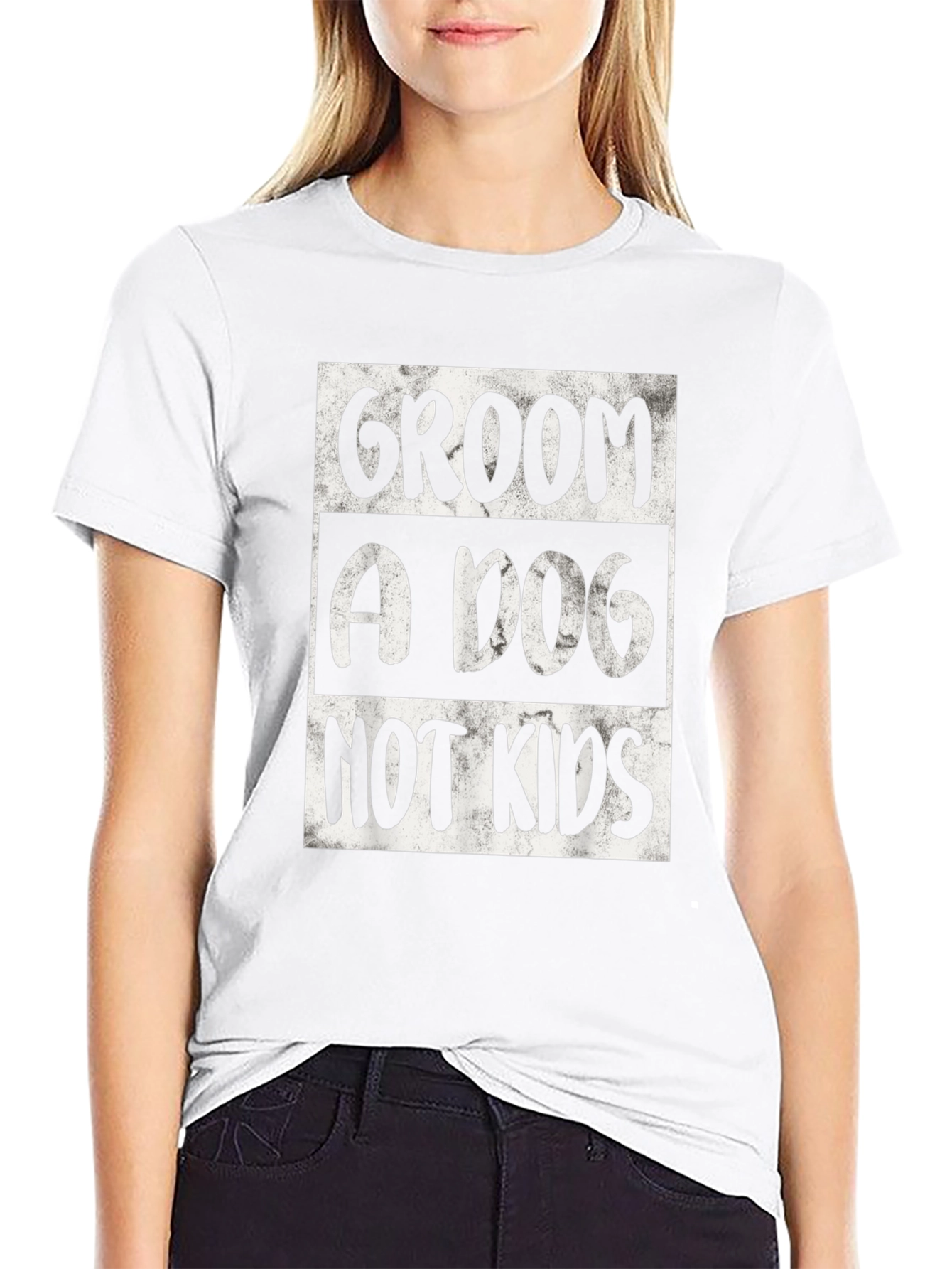 Groom a Dog Not Kids Graphic Tee