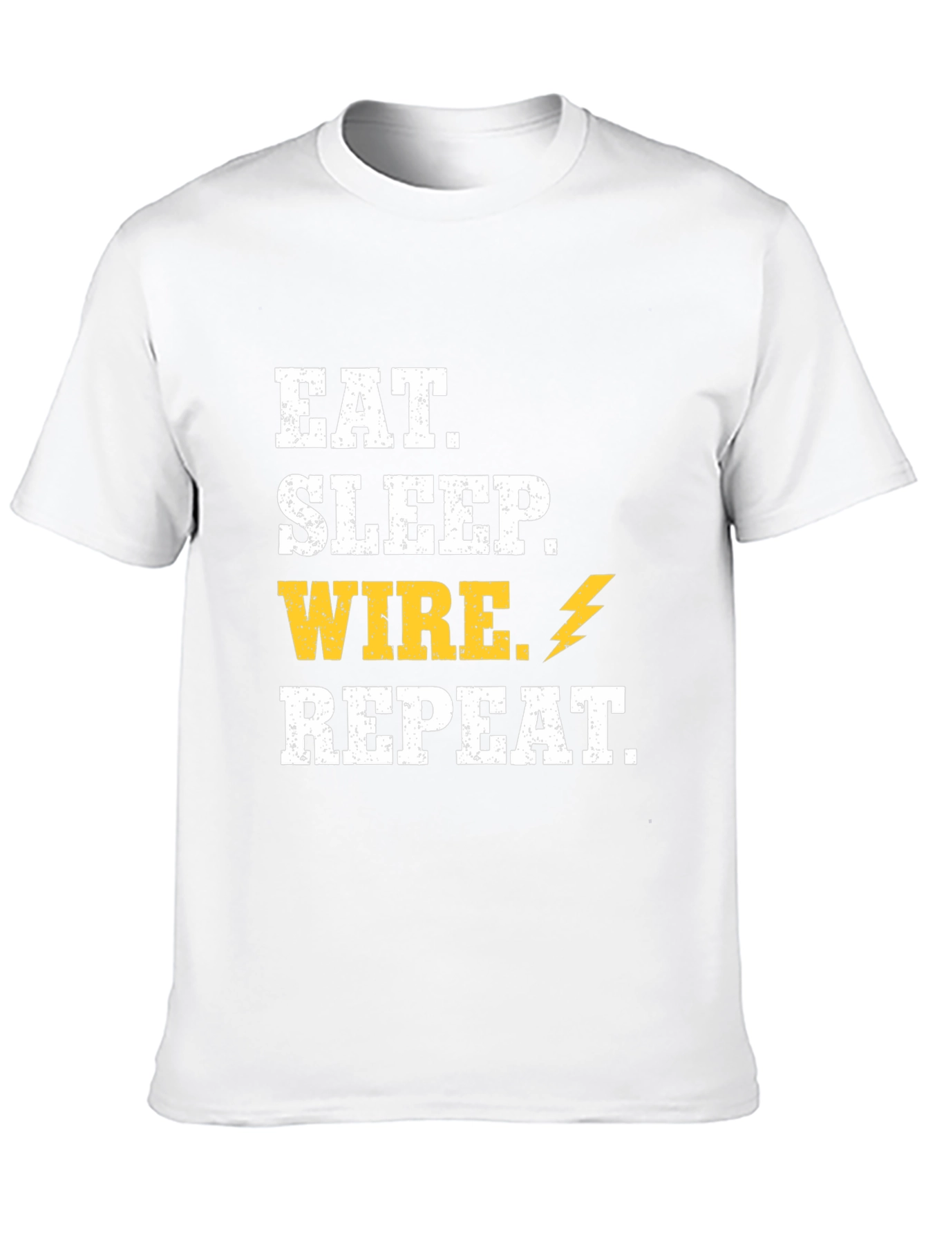 Eat Sleep Wire Repeat T-Shirt - Electrician Gift