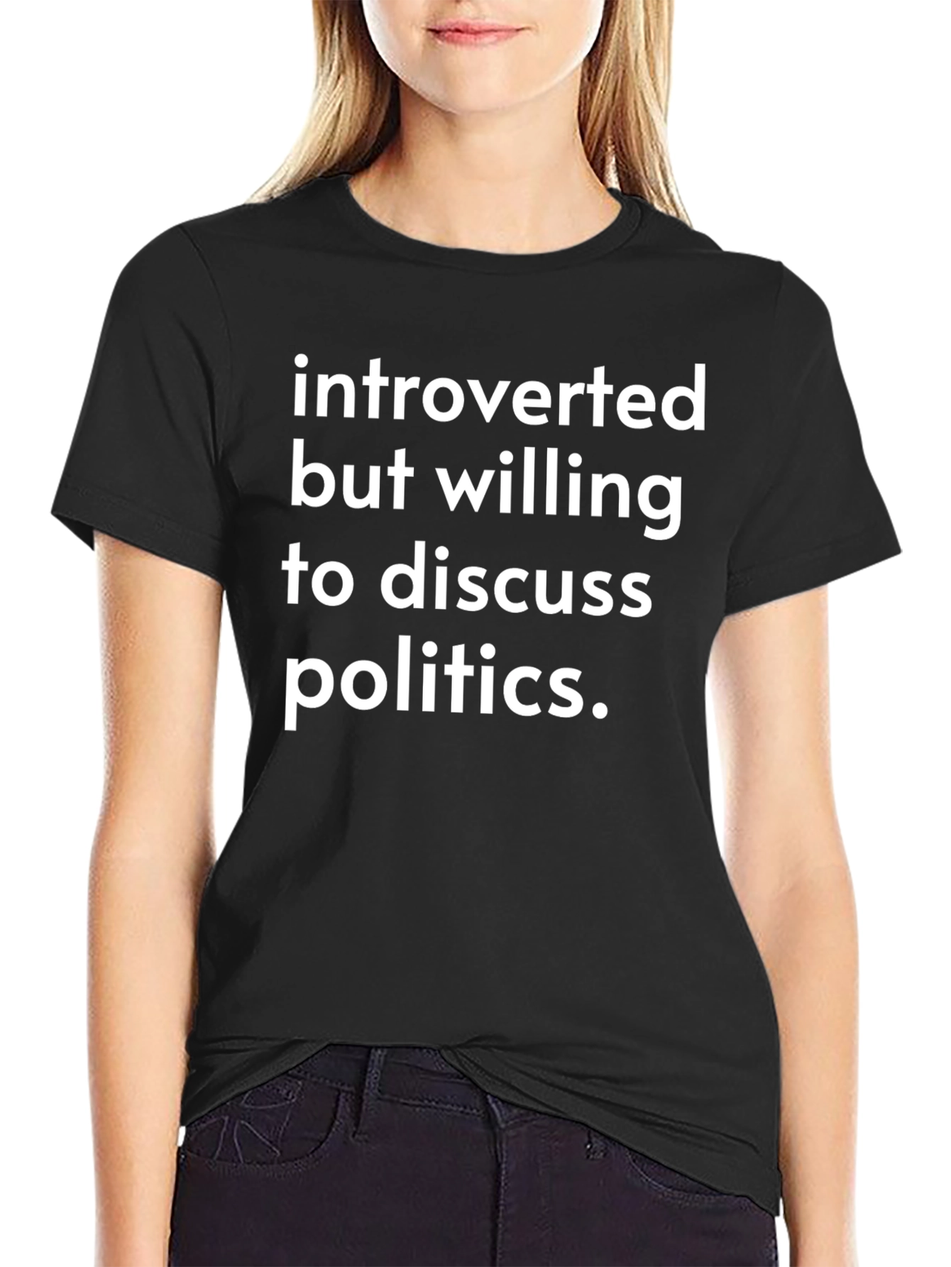 Introverted Political Discussion T-Shirt
