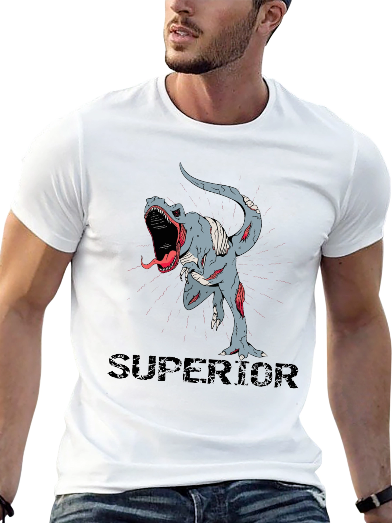 Zombie Dinosaur Superior T-Shirt