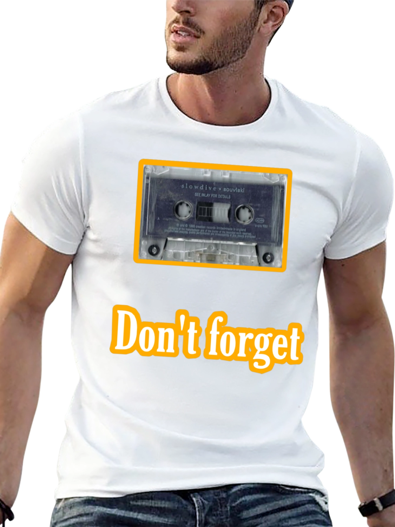 Retro Slowdive Cassette Tee - Music Lover Shirt