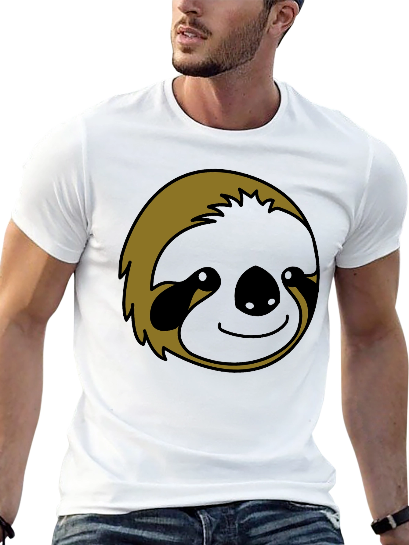Sloth Graphic Tee - Funny Animal T-Shirt