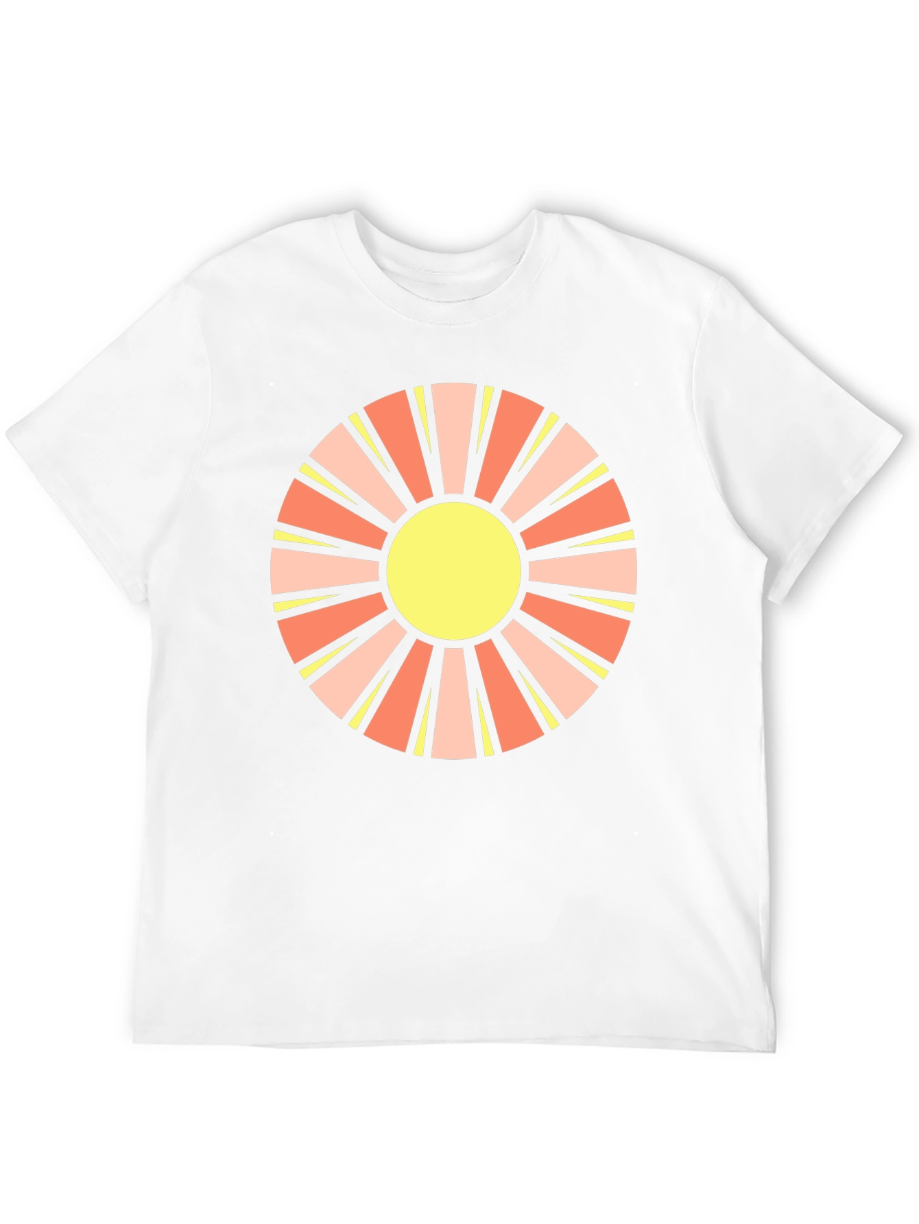 Retro Sun Graphic Black T-Shirt