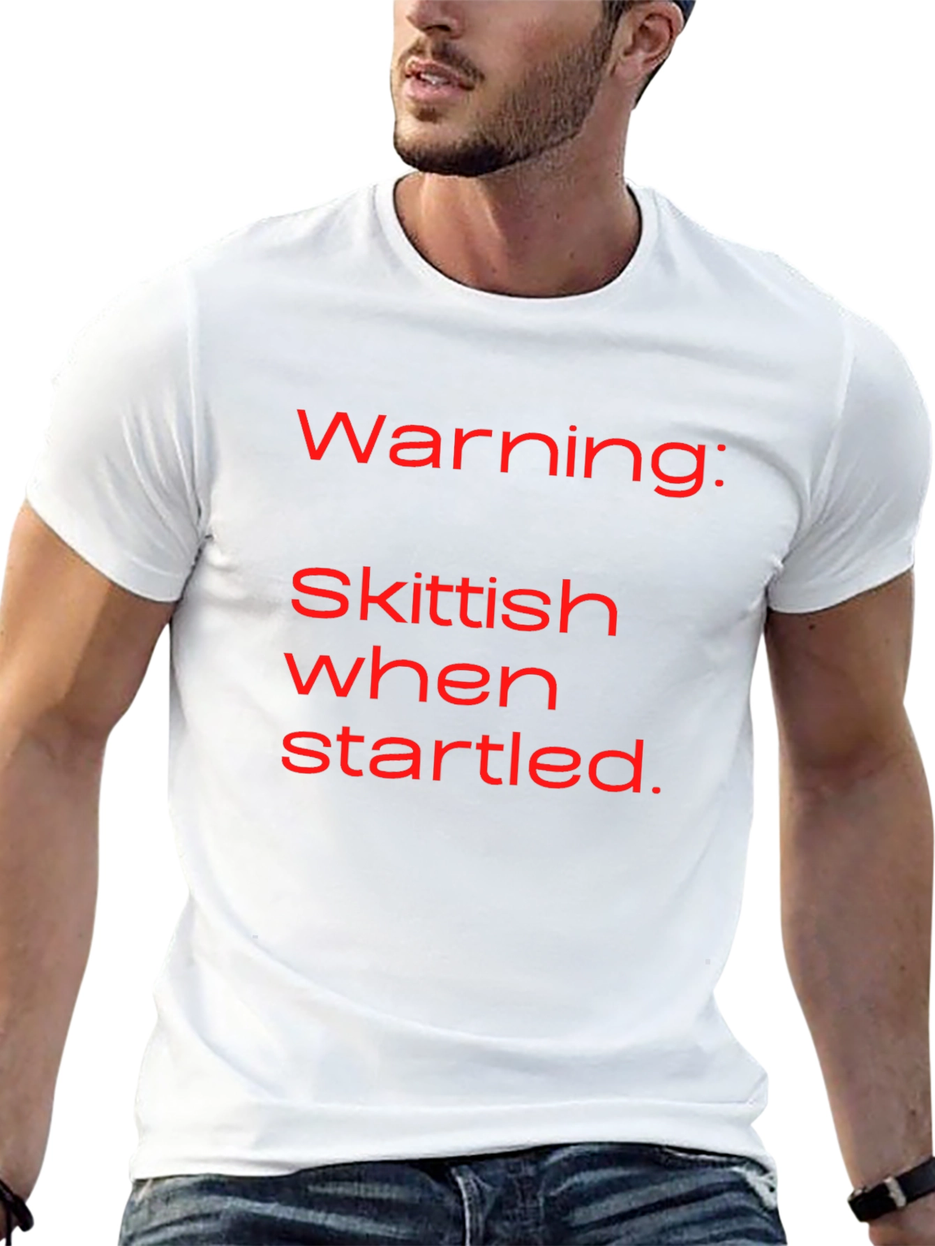 Warning: Skittish When Startled T-Shirt