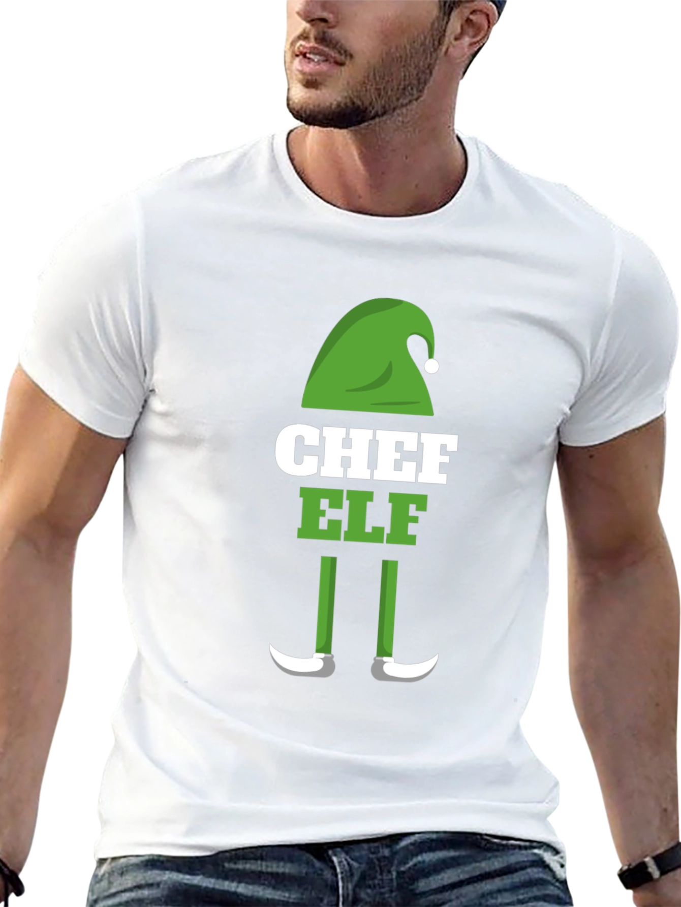 Chef Elf Christmas T-Shirt