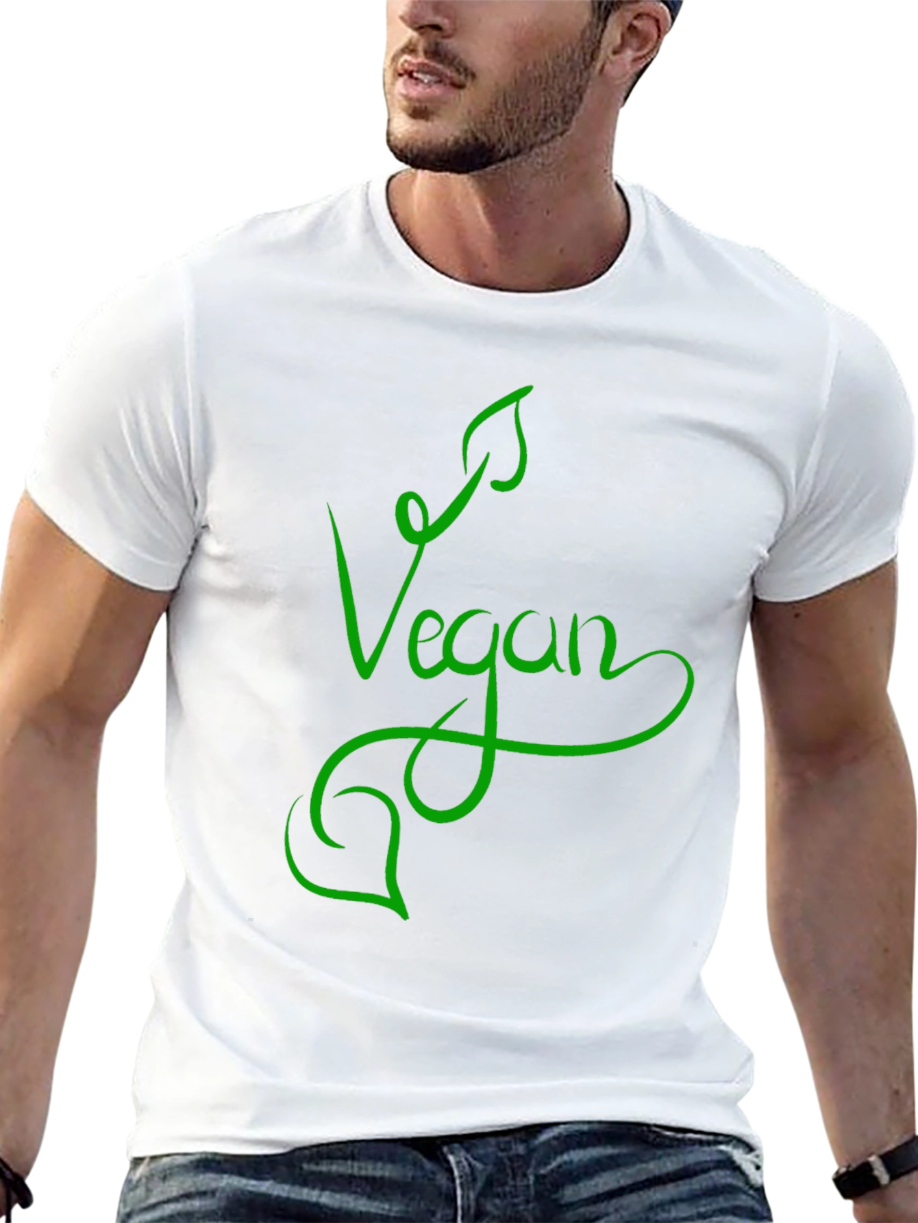 Vegan Graphic Tee - Stylish & Sustainable