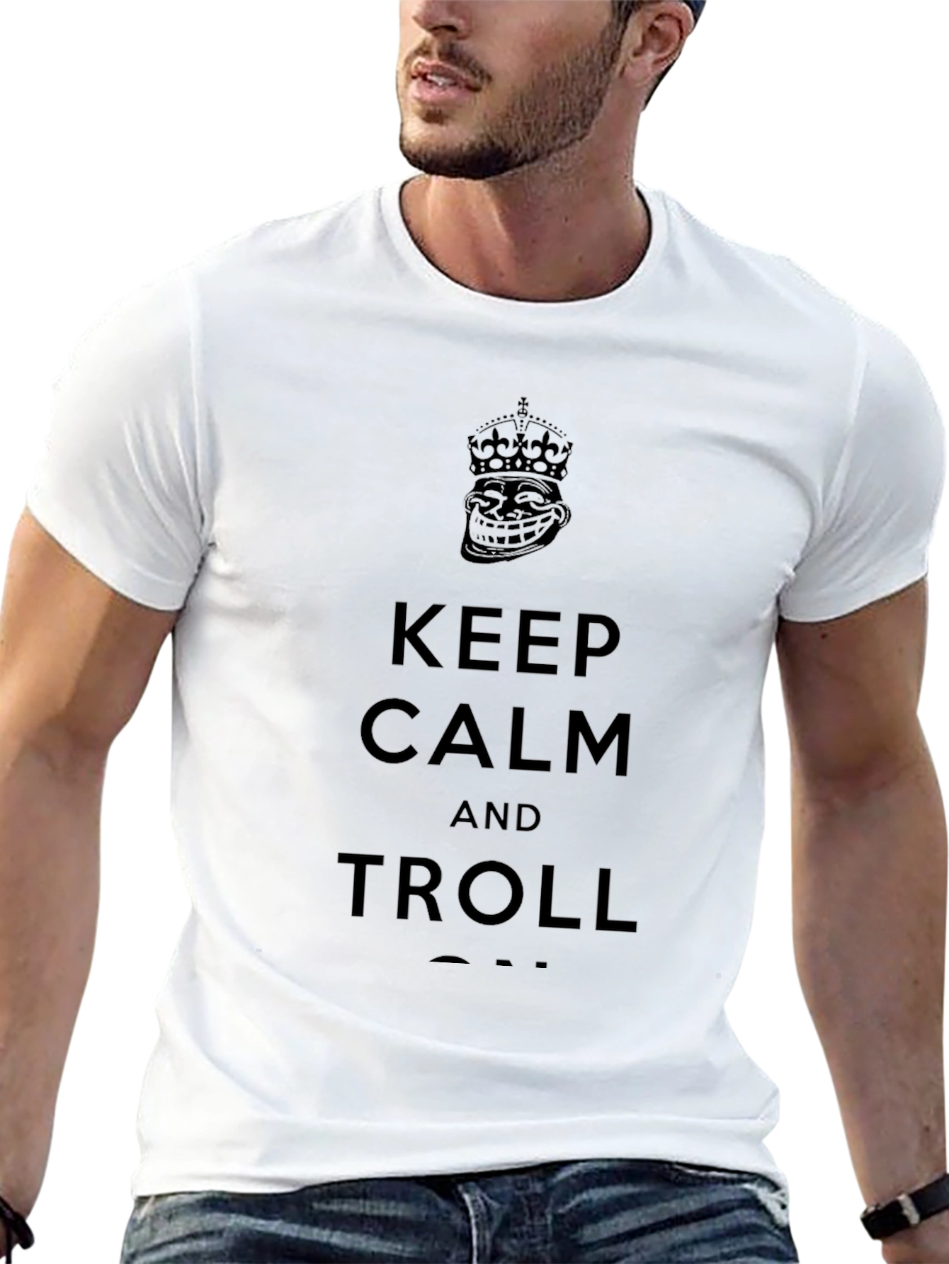 Keep Calm and Troll Graphic T-Shirt