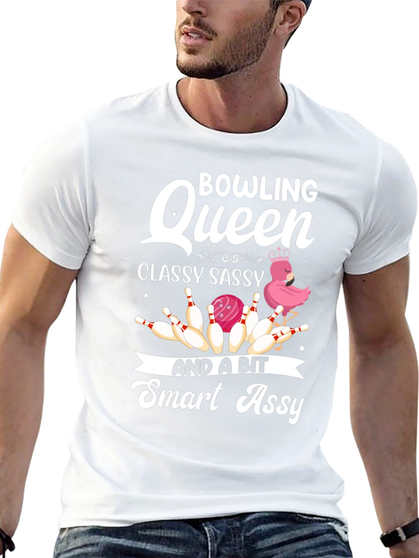 Bowling Queen Graphic T-Shirt