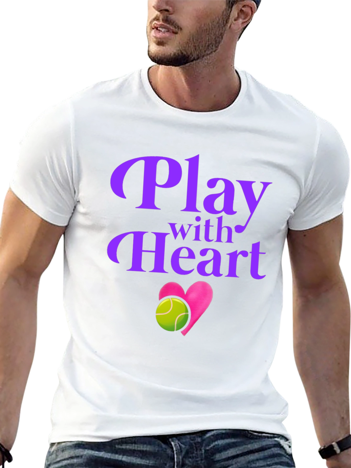 Play with Heart Tennis T-Shirt