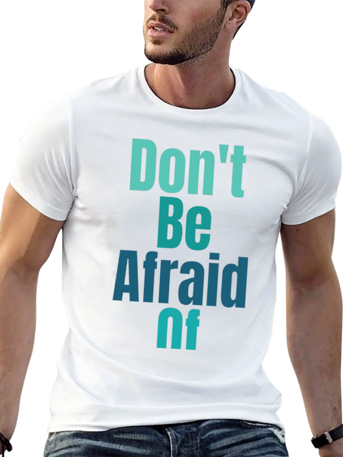 Dont Be Afraid Graphic Tee - Black